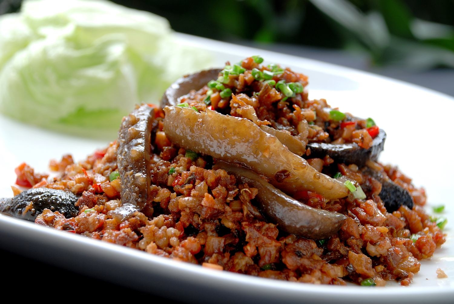 高清图片餐饮美食川菜绍子干烧辽参高清图片752