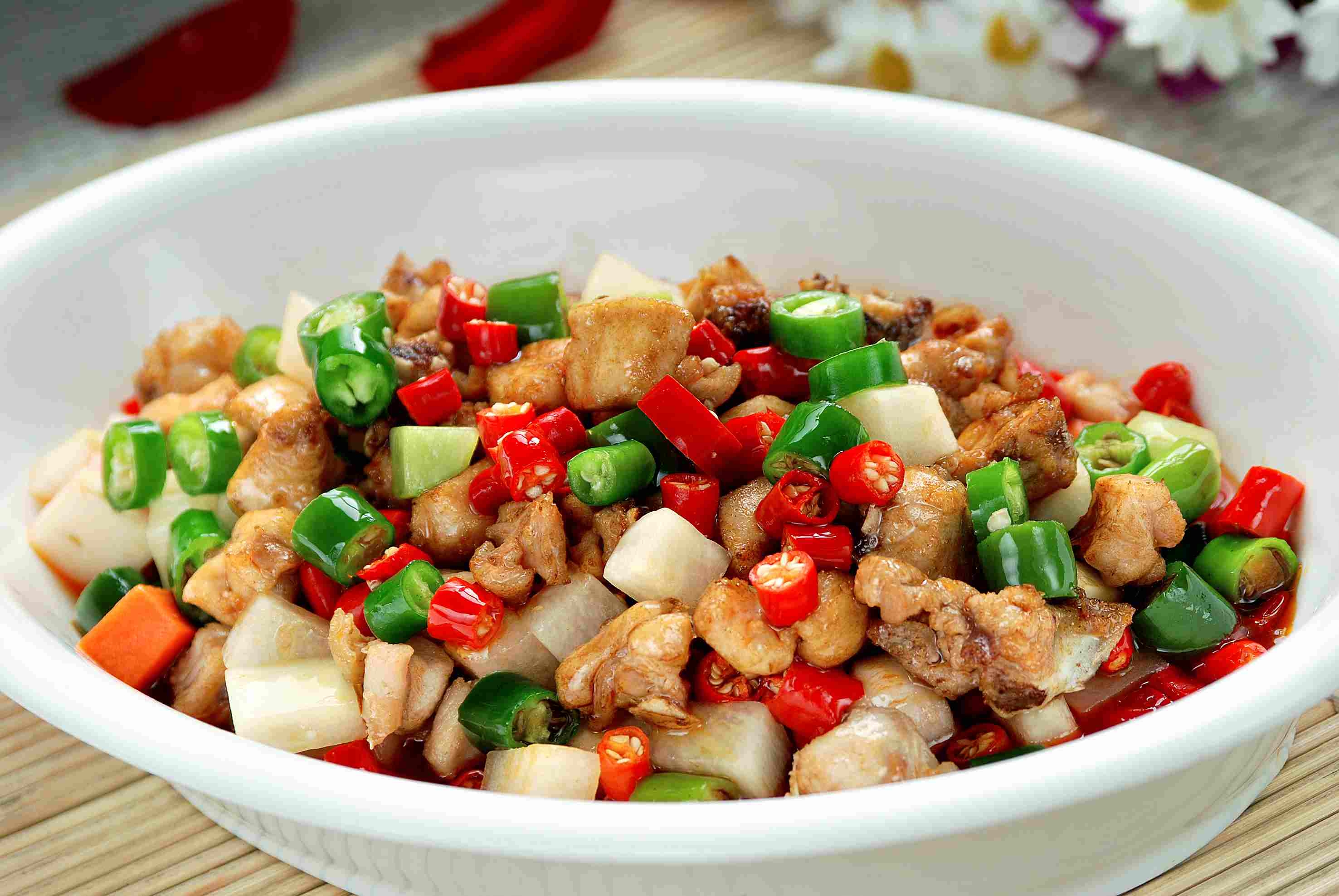 餐饮美食泡菜兔高清图片