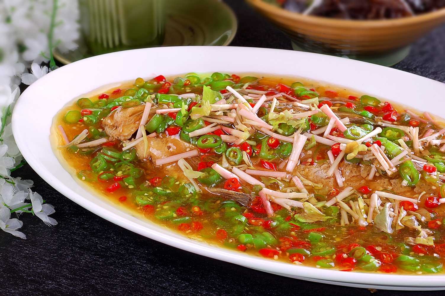 餐饮美食卤汁风味鱼宣传图片灯箱