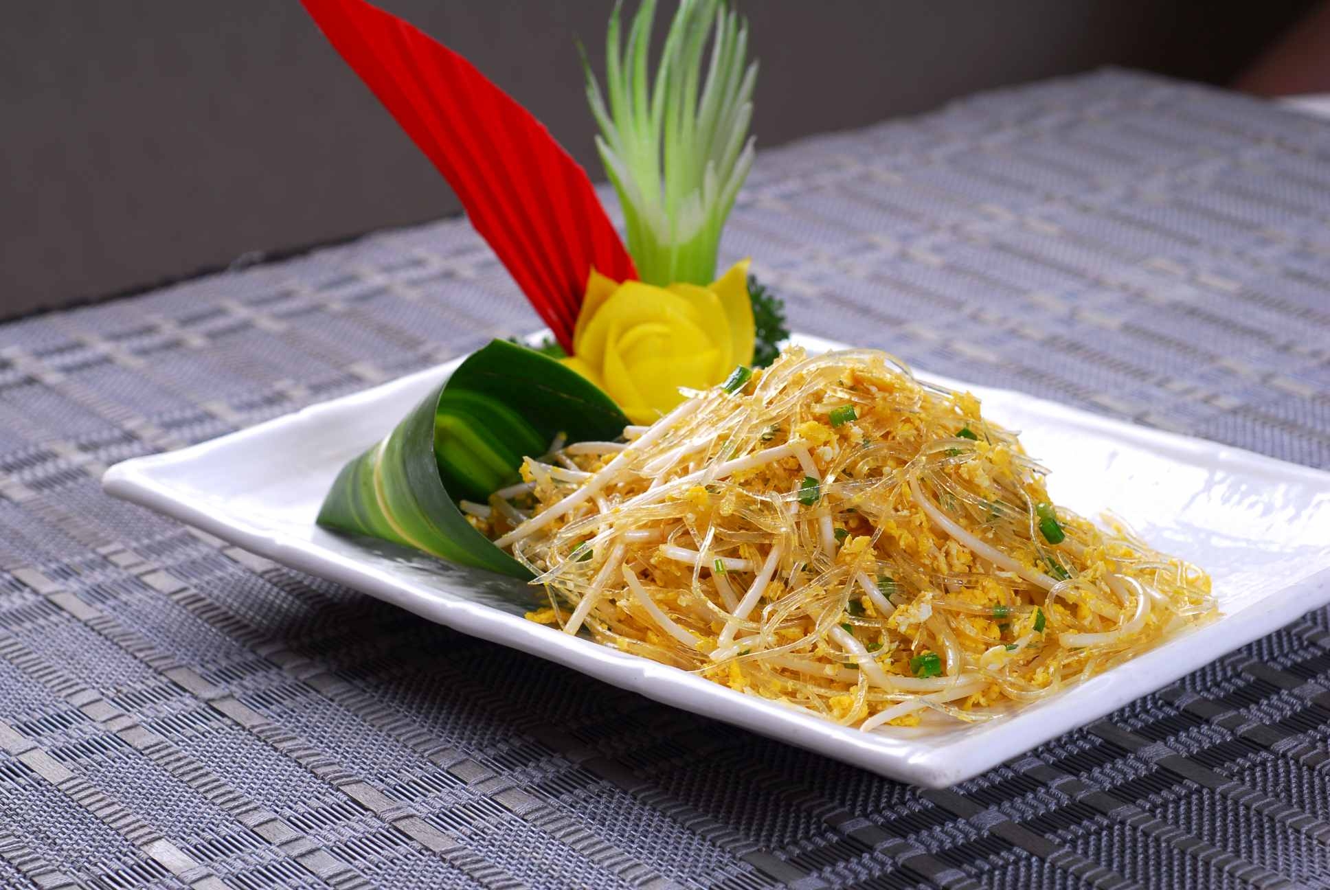 餐饮美食桂花炒鱼翅宣传图片灯箱