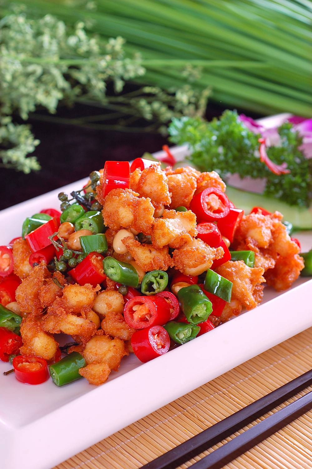 餐饮美食特色酥香掌中宝高清图片