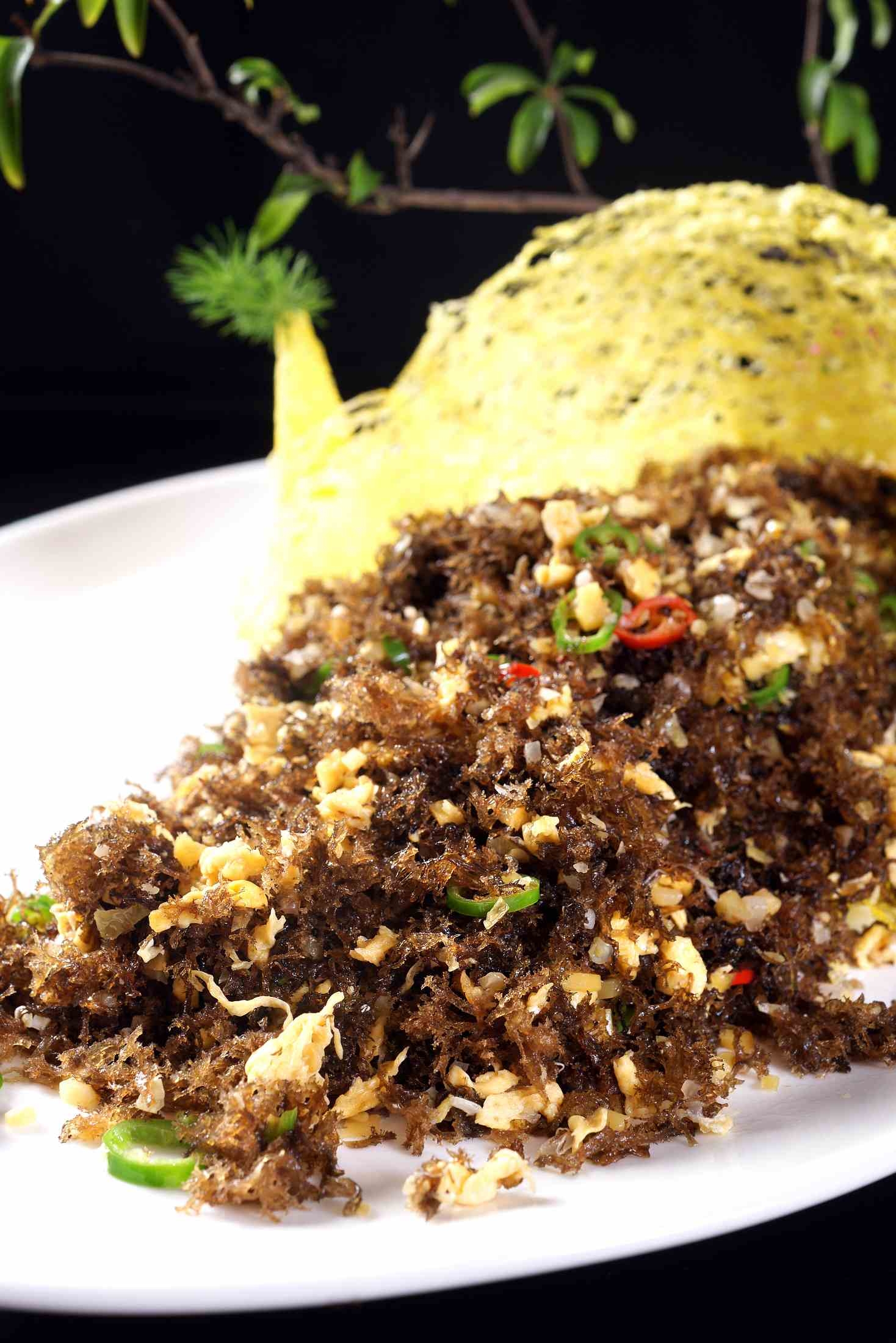 餐饮美食川-桂花竹燕宣传图片灯箱