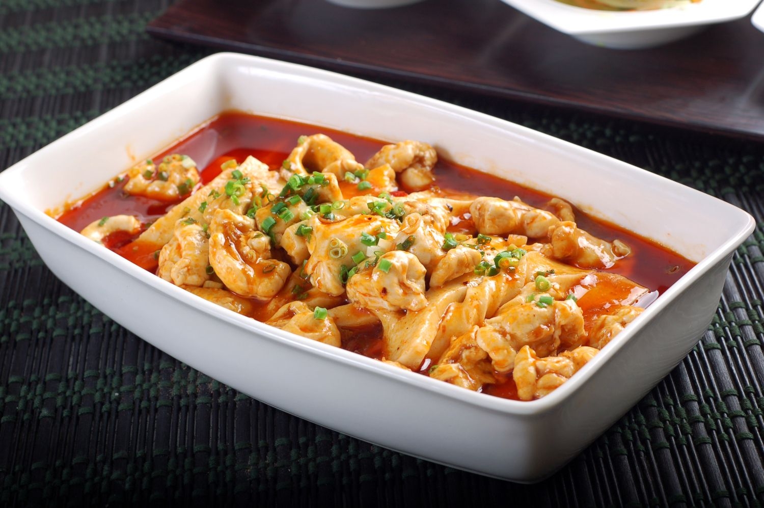 餐饮美食骨髓香豆腐高清图片