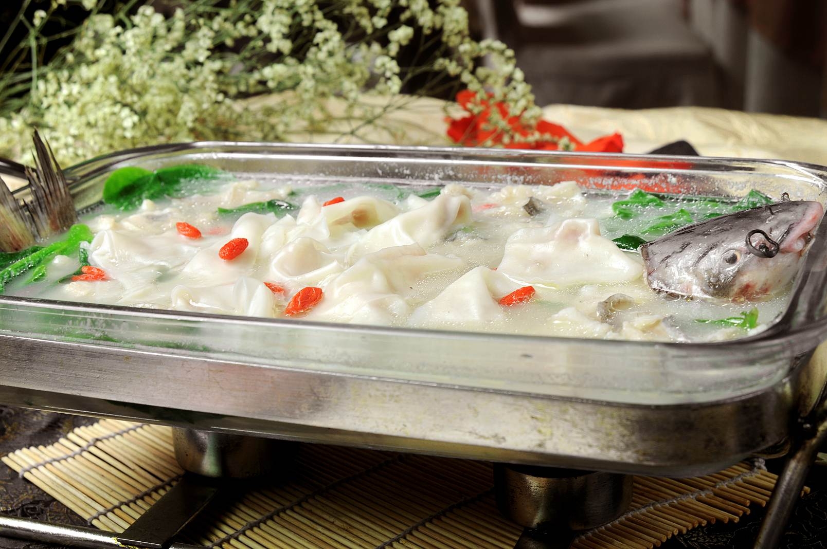 餐饮美食金椒江团宣传图片灯箱