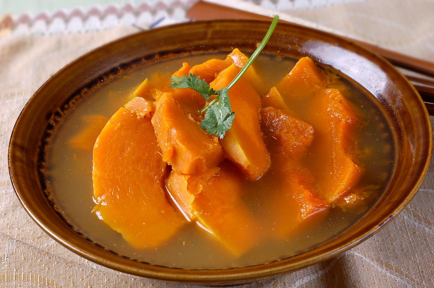 餐饮美食南瓜汤宣传图片灯箱