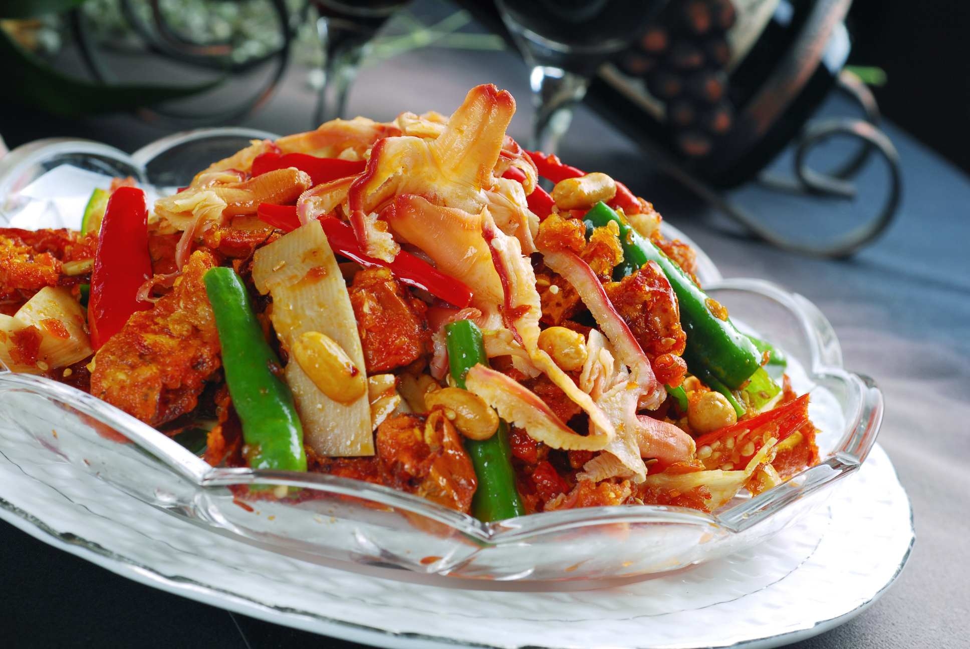 热香辣北极贝裙边高清图片