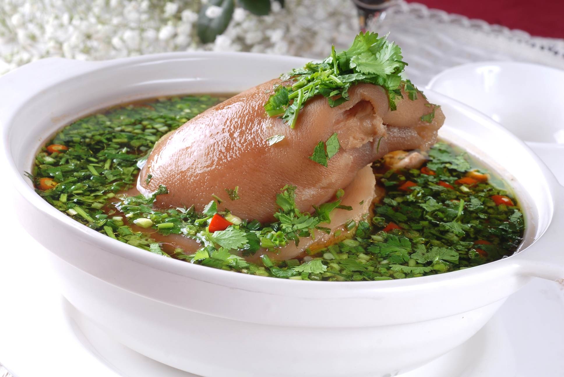 高清图片餐饮美食川菜菜根肘子怪味肘子高清图片26