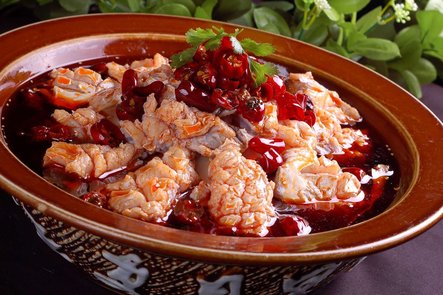 餐饮美食水煮耗儿鱼高清图片