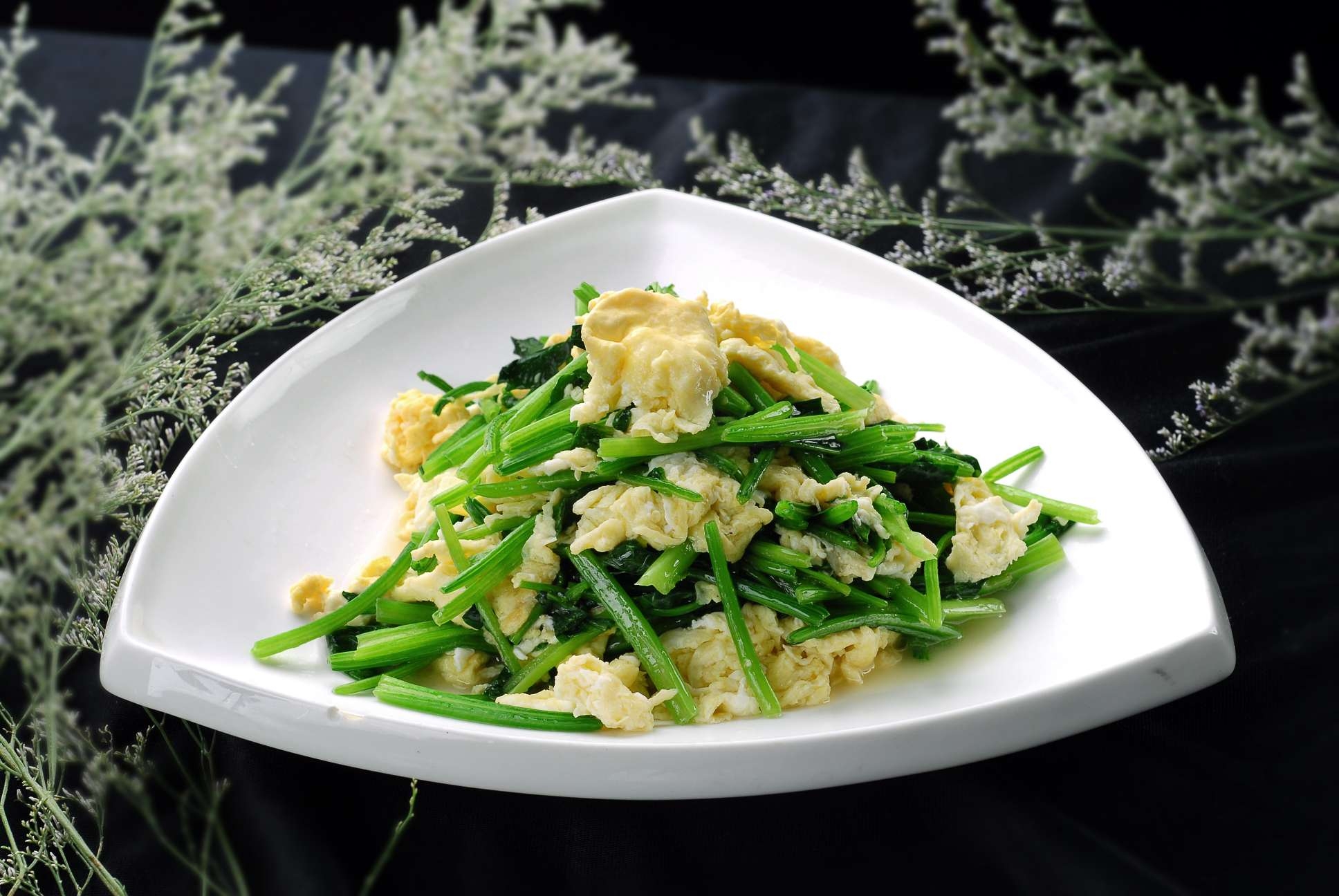 高清图片餐饮美食川菜韭菜炒蛋高清图片