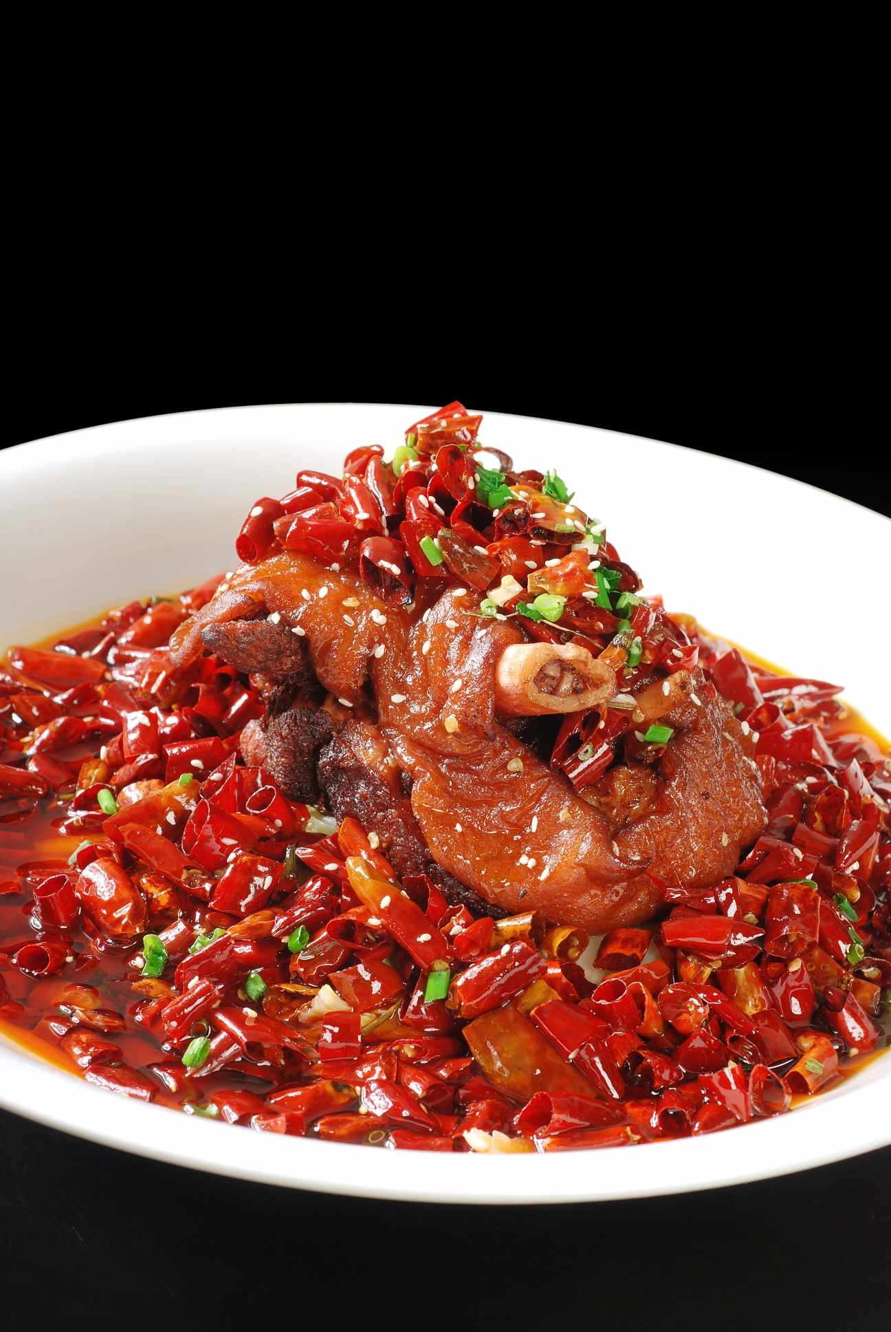 高清图片餐饮美食川菜鸿运肘子高清图片