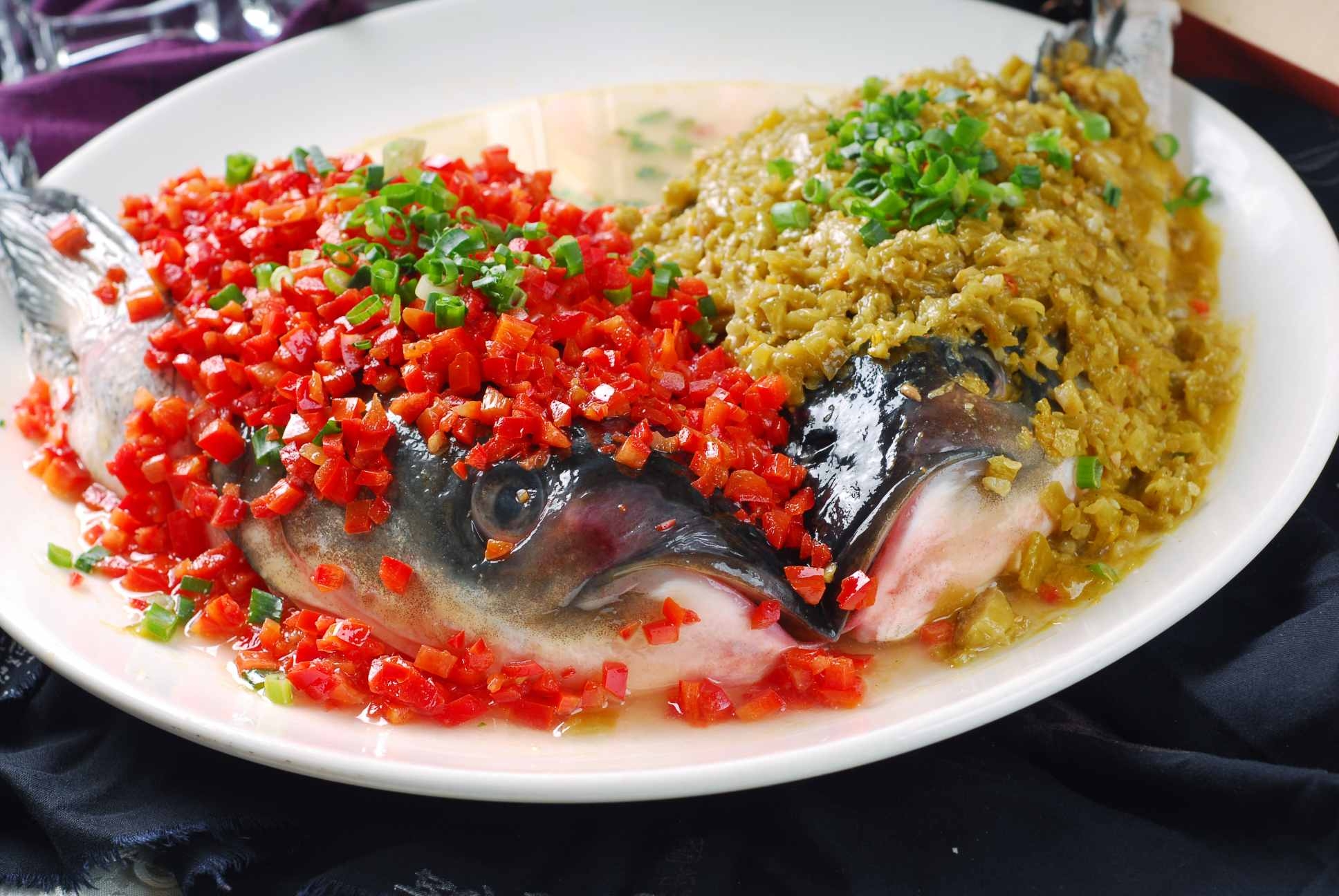 黑龙滩深水大鱼头高清图片