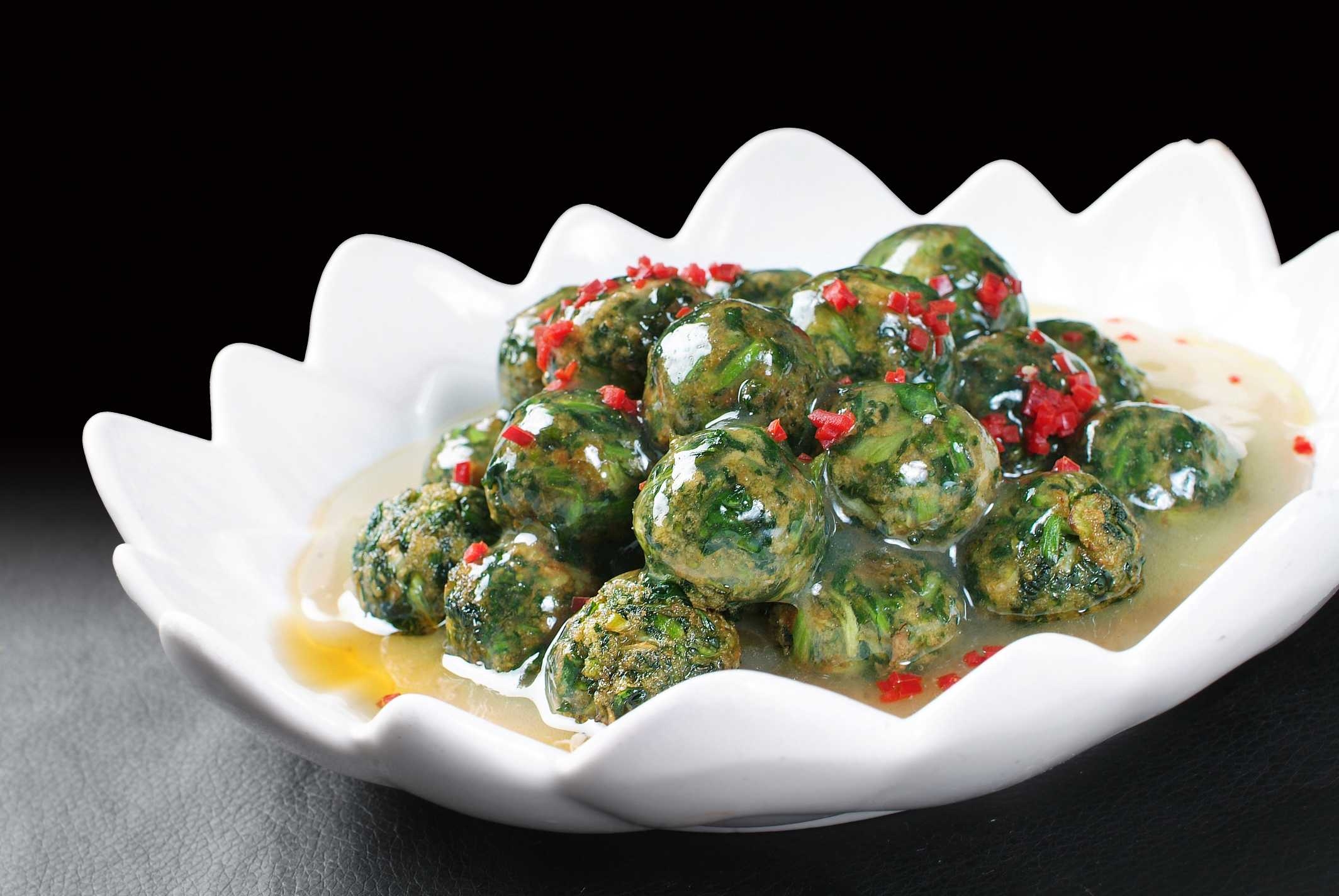 高清图片餐饮美食川菜碧波香蔬丸高清图片18