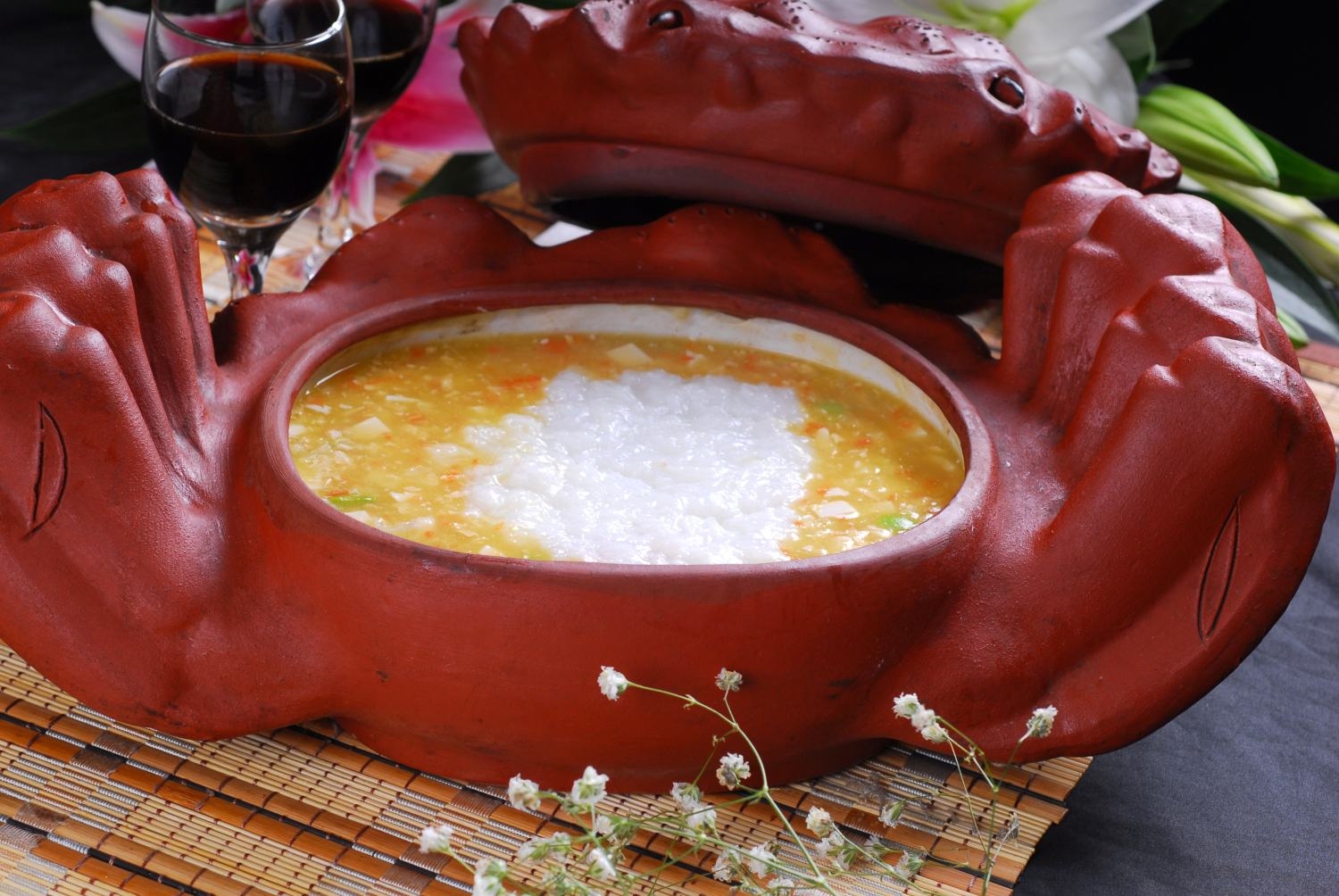 餐饮美食热什锦海蟹高清图片