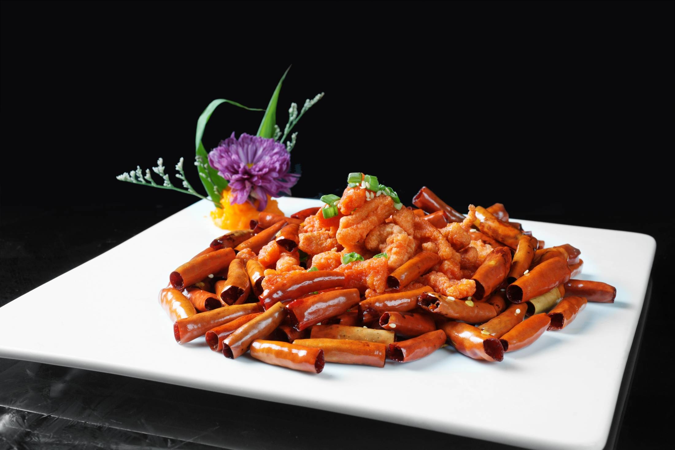 高清图片餐饮美食川菜辣子叮叮骨高清图片