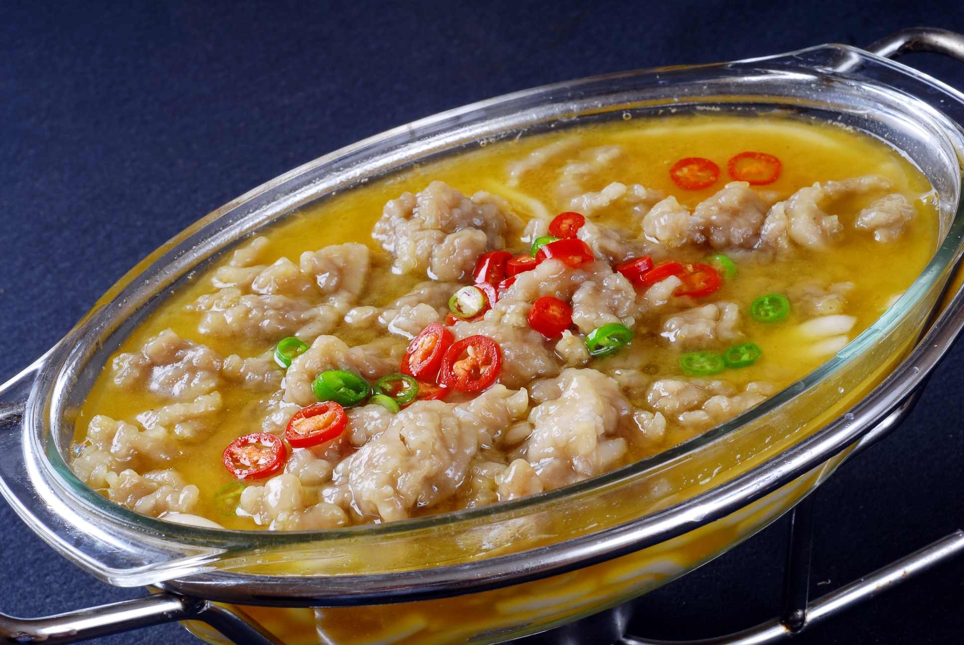 水煮滑肉高清图片