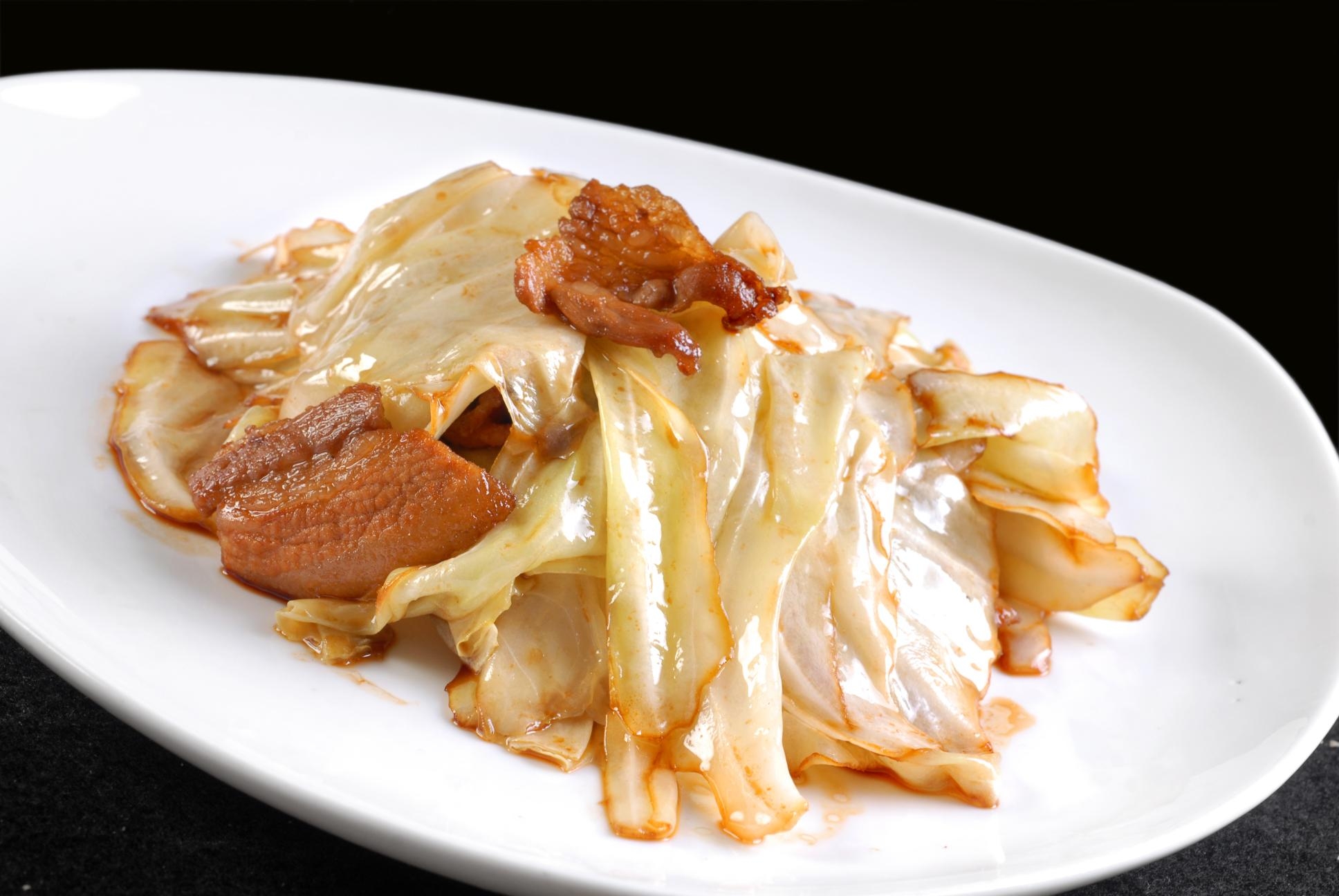 餐饮美食手撕莲白高清图片