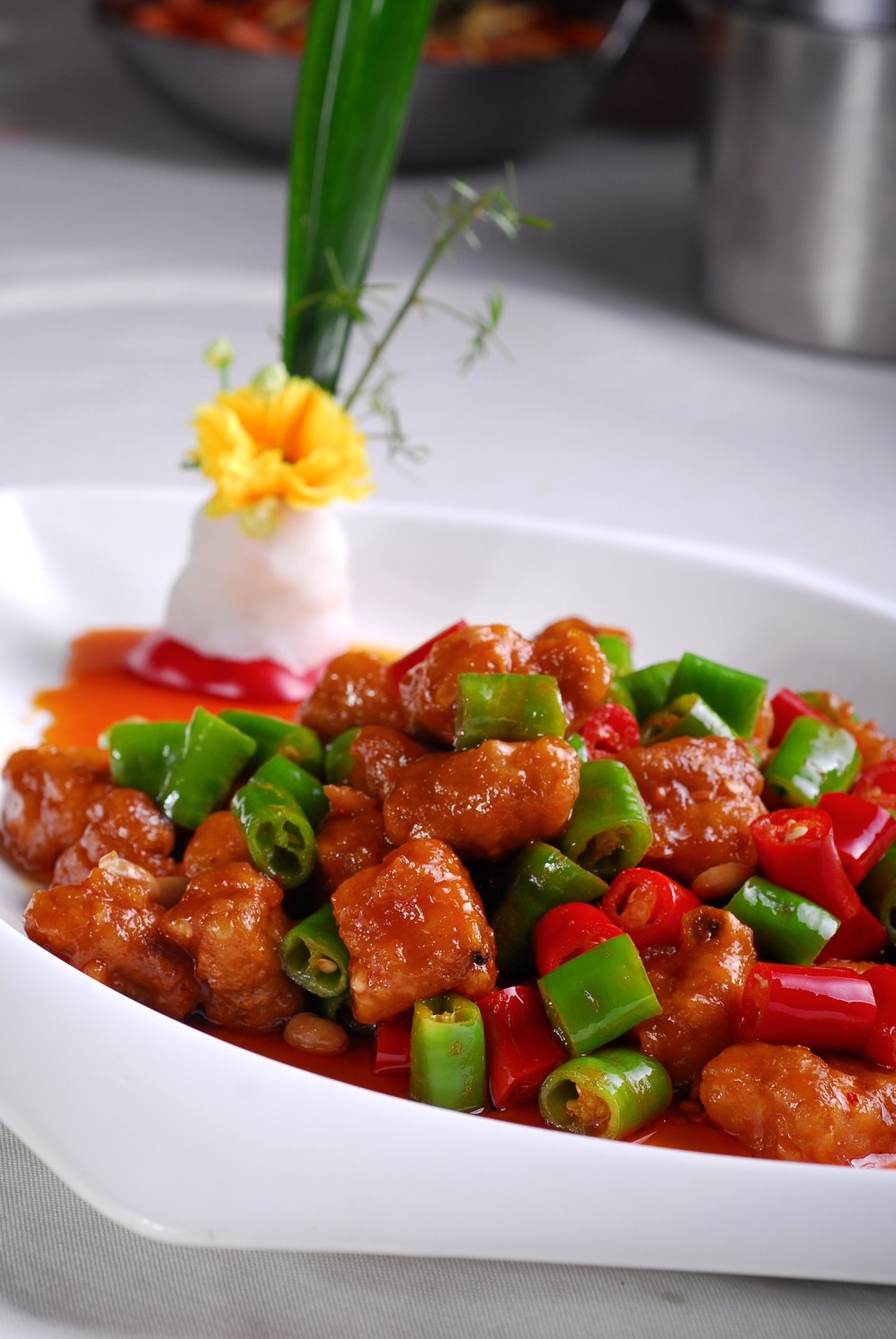 餐饮美食吊口排骨宣传图片灯箱