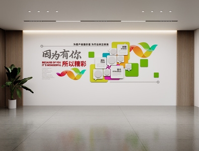 企业文化墙企业宣传照片文化墙