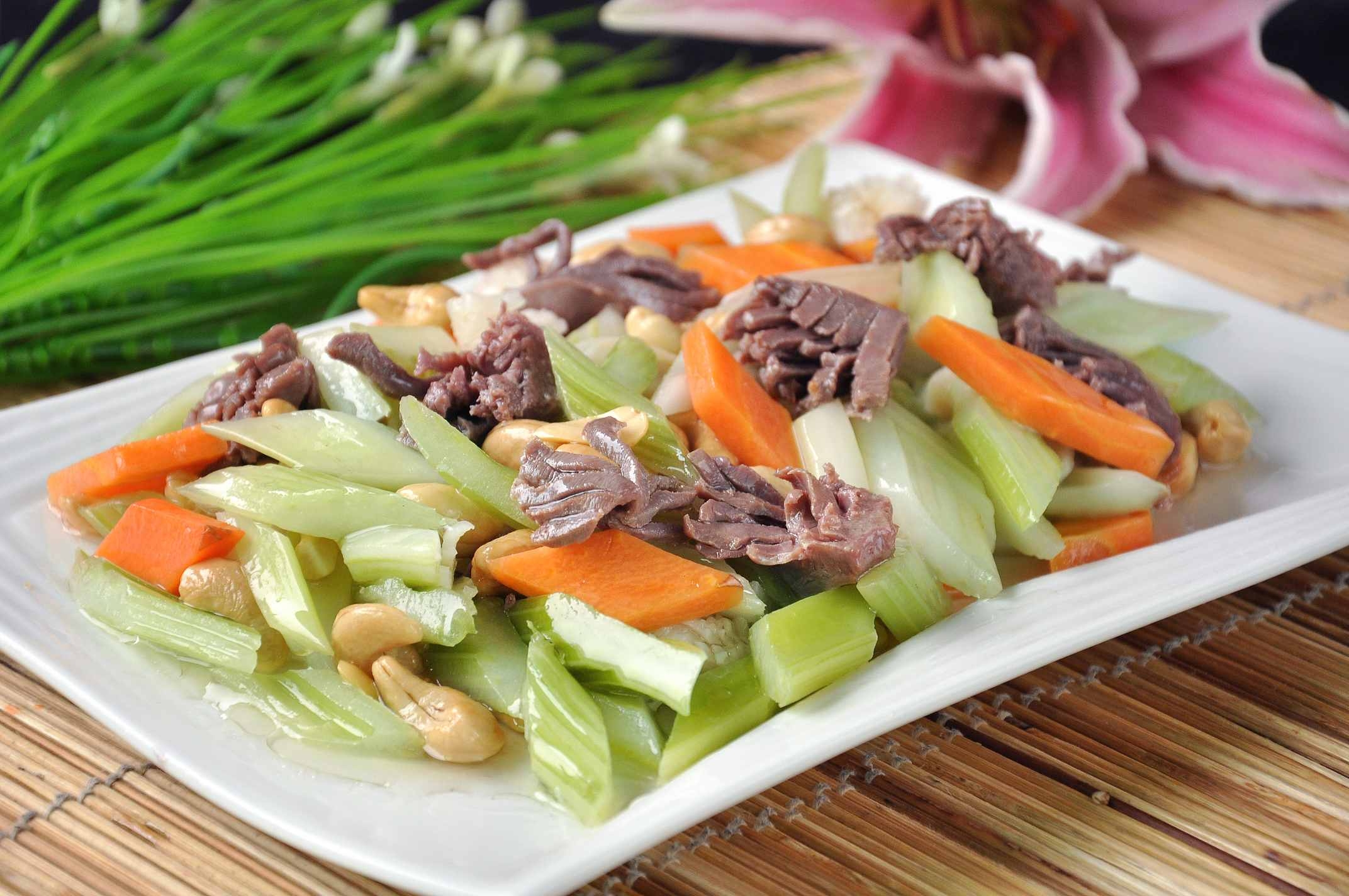 猪腰果双脆高清图片