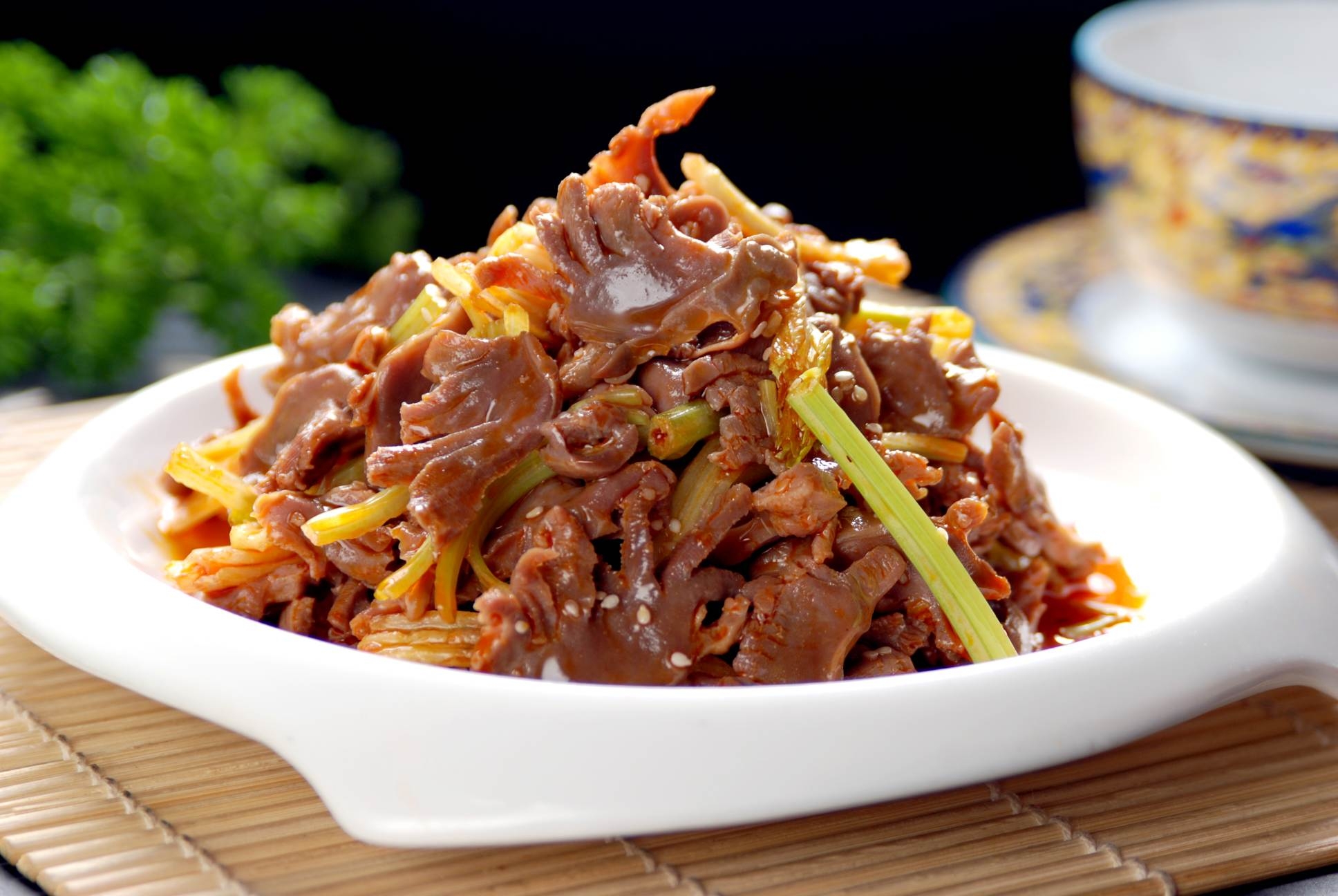 餐饮美食热拌鸭月君高清图片