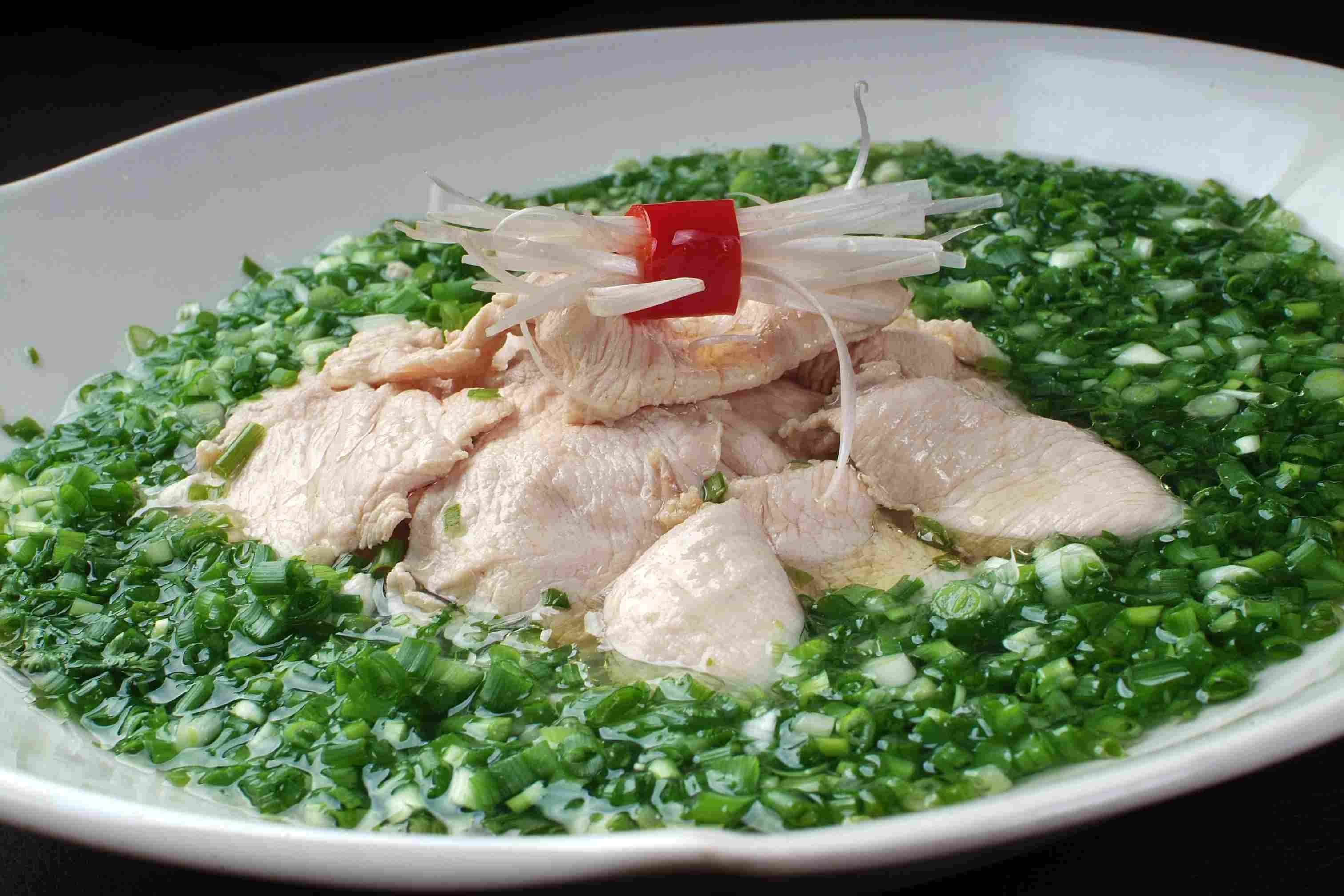 餐饮美食川菜过桥鸡片高清图片