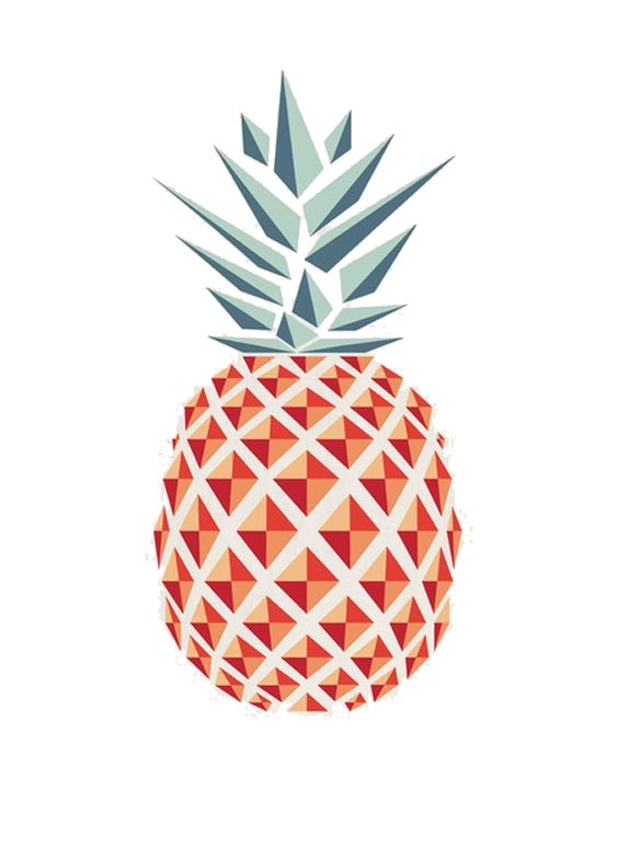 卡通凤梨卡通菠萝免抠透明素材设计图