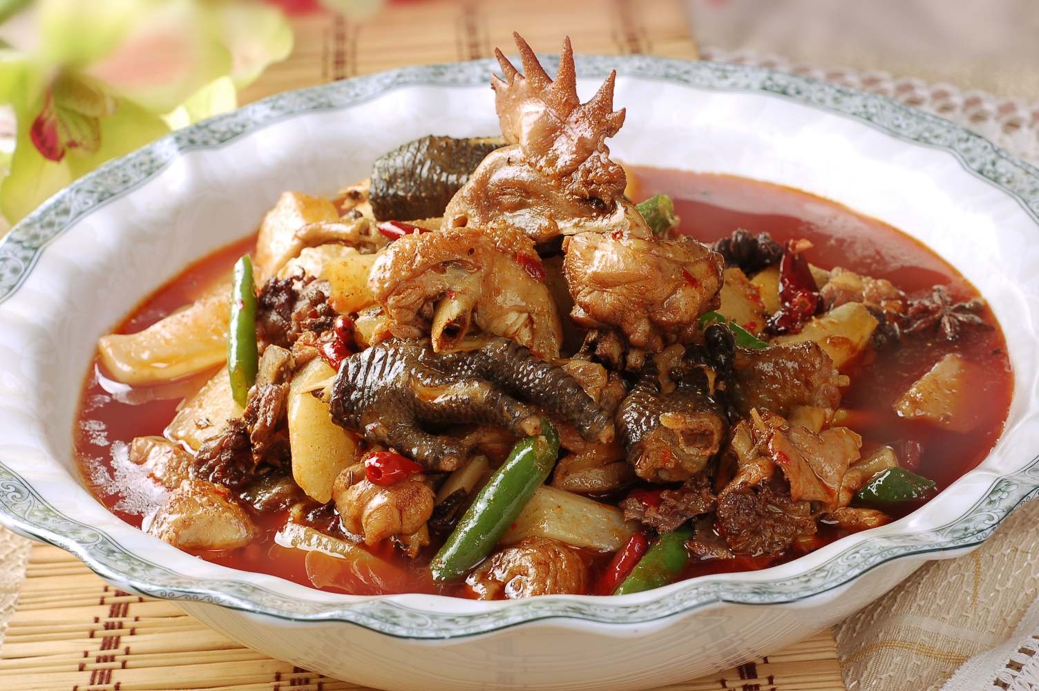 餐饮美食蓉和特色鸡宣传图片灯箱