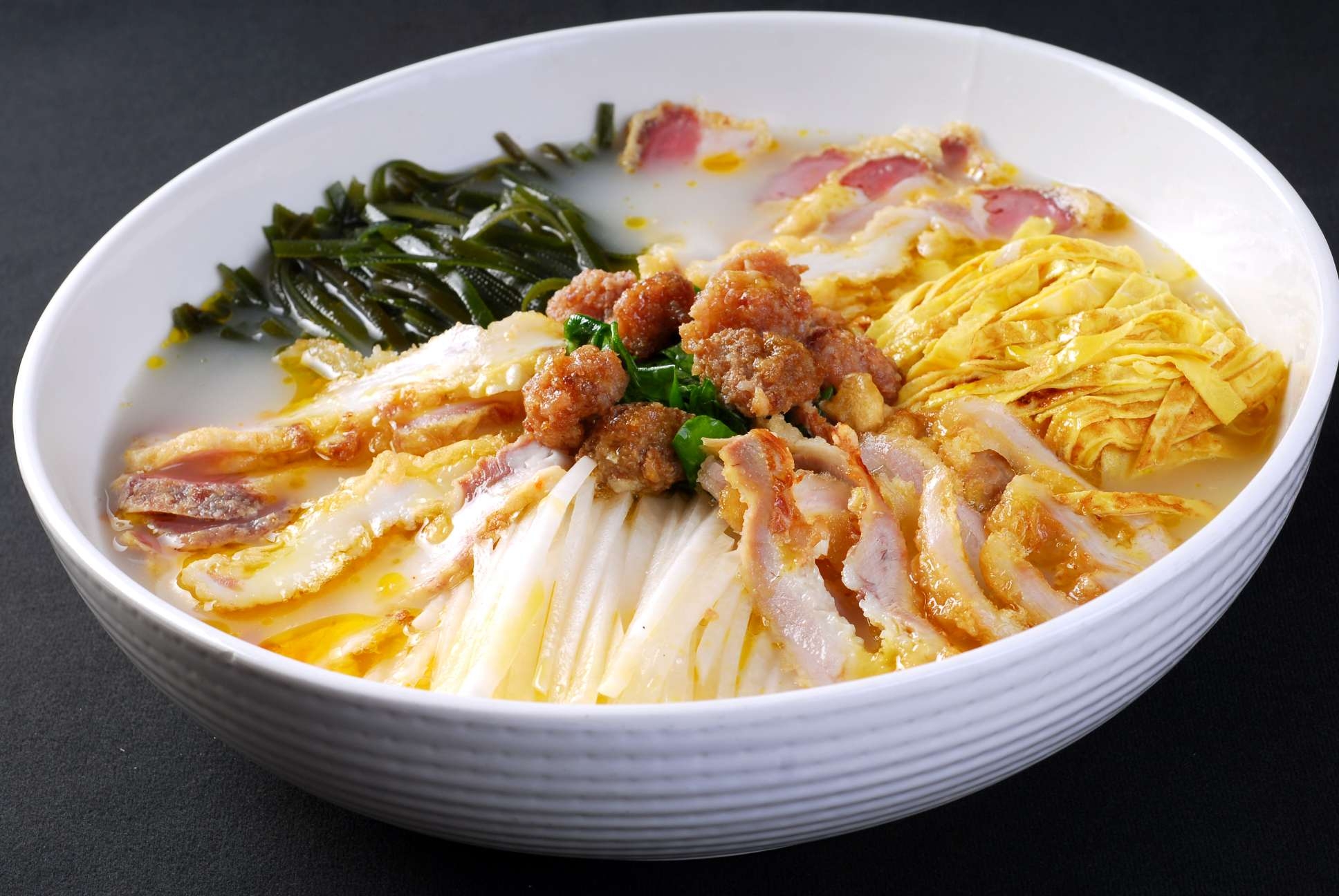 餐饮美食三丝酥肉丸子汤宣传图片灯箱