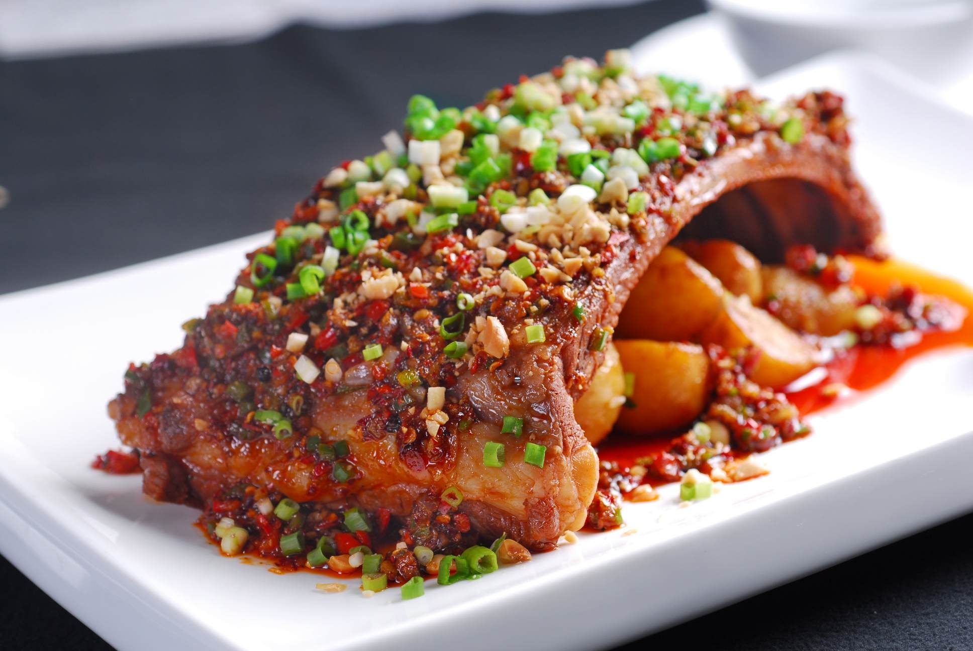 餐饮美食华秀大排宣传图片灯箱