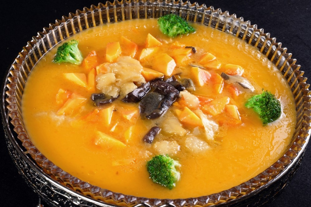 高清图片餐饮美食川菜木瓜烩鱼唇高清图片