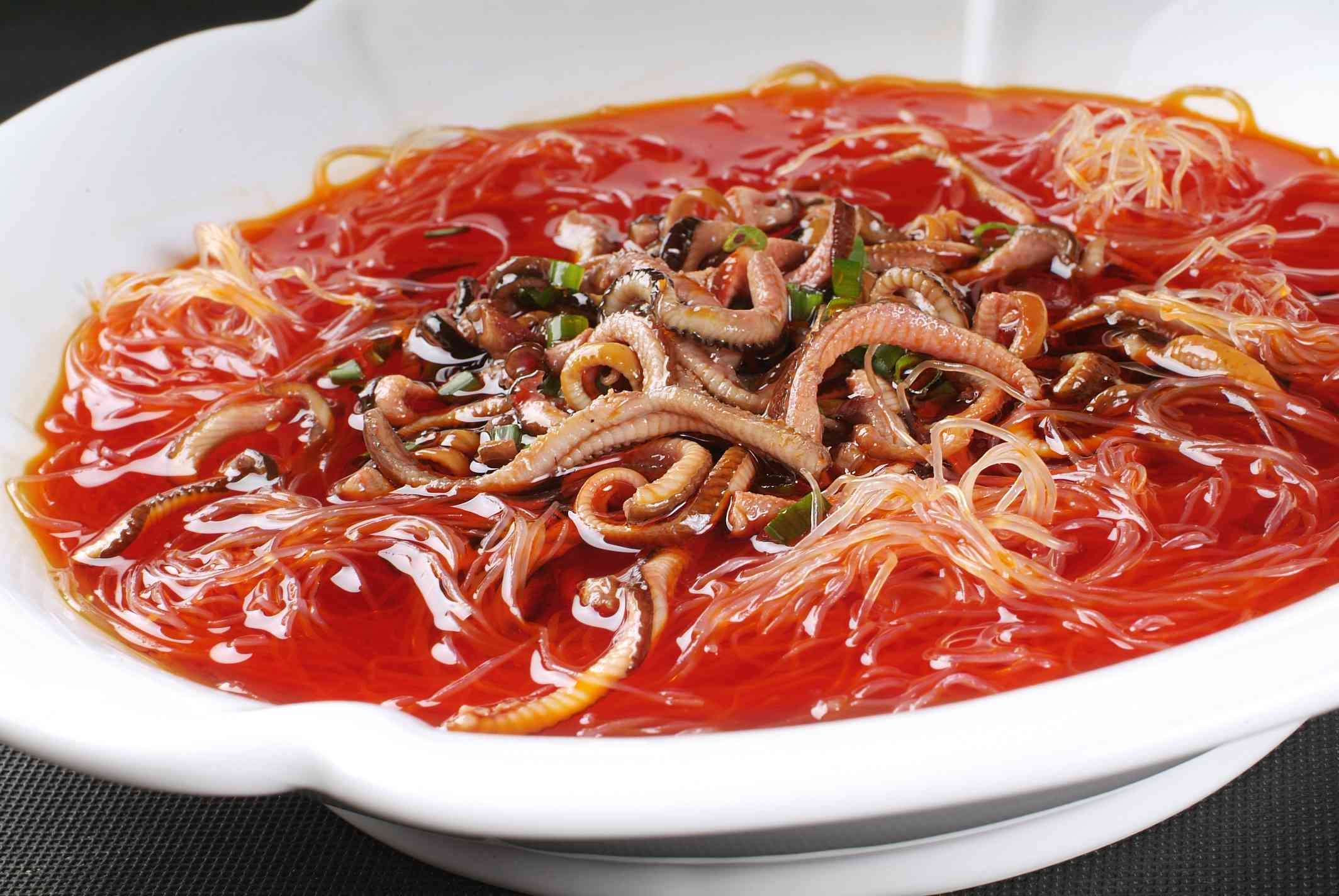 高清图片餐饮美食川菜川粉丝鳝鱼高清图片