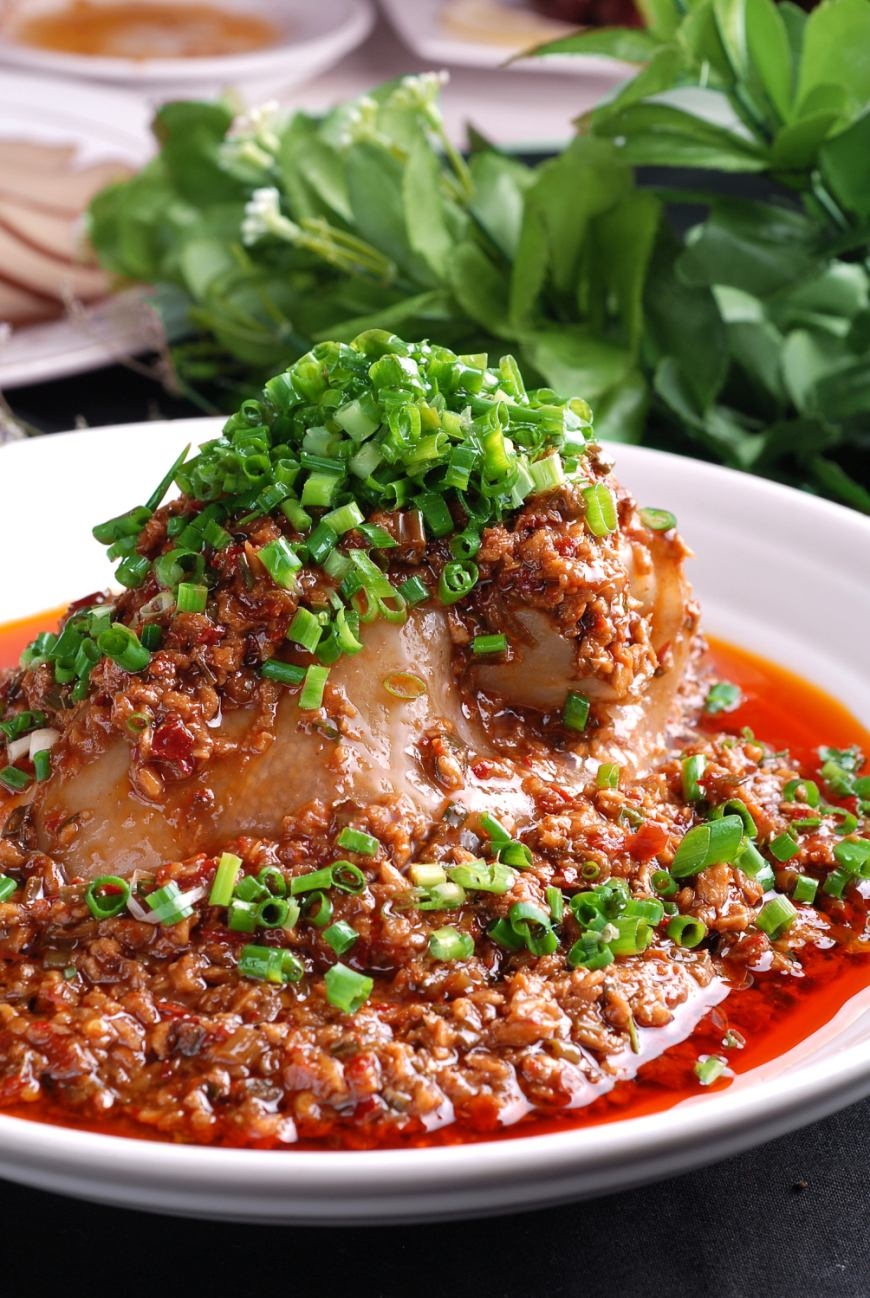 高清图片餐饮美食川菜姜汁热拌肘高清图片