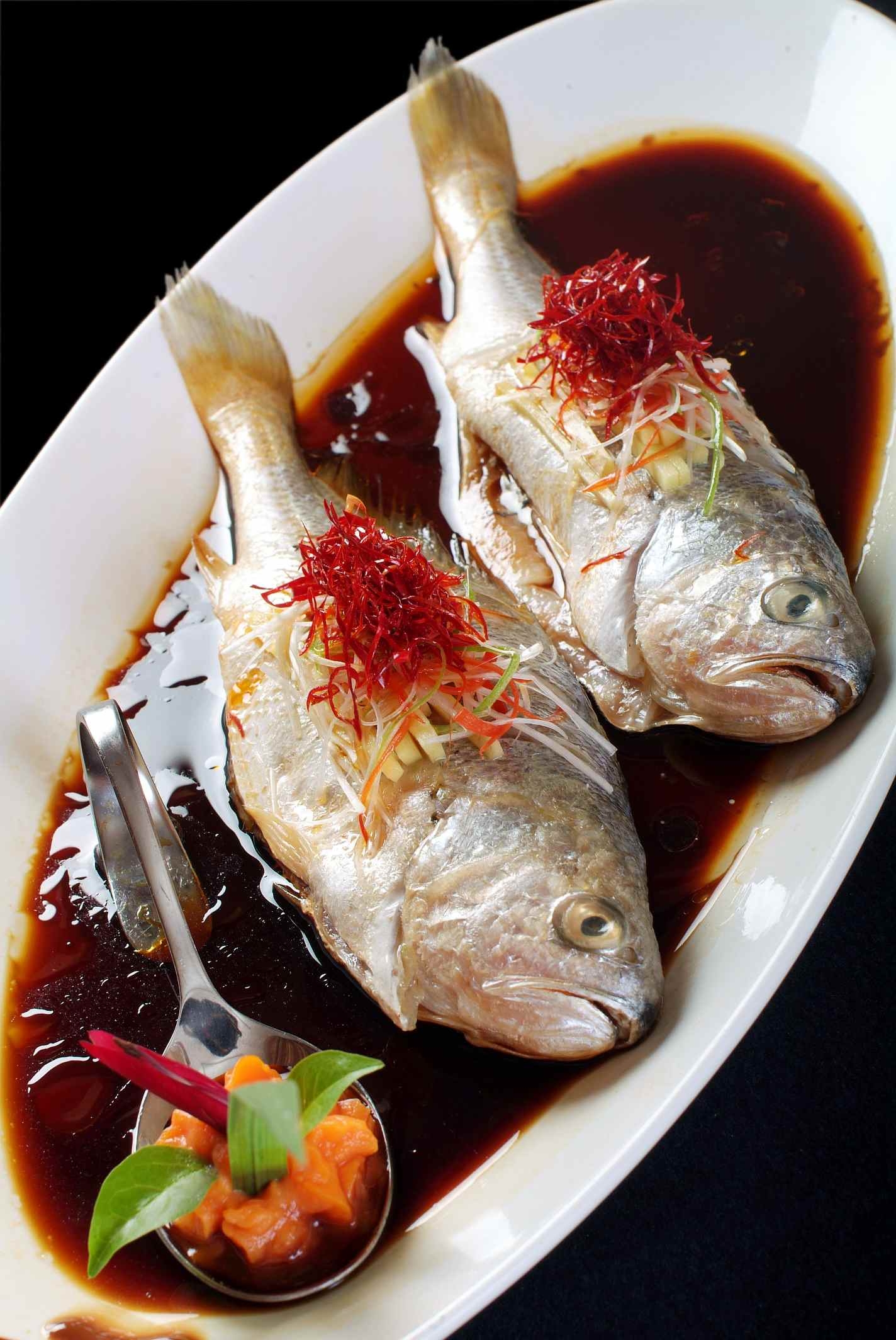 餐饮美食香醋小黄鱼高清图片