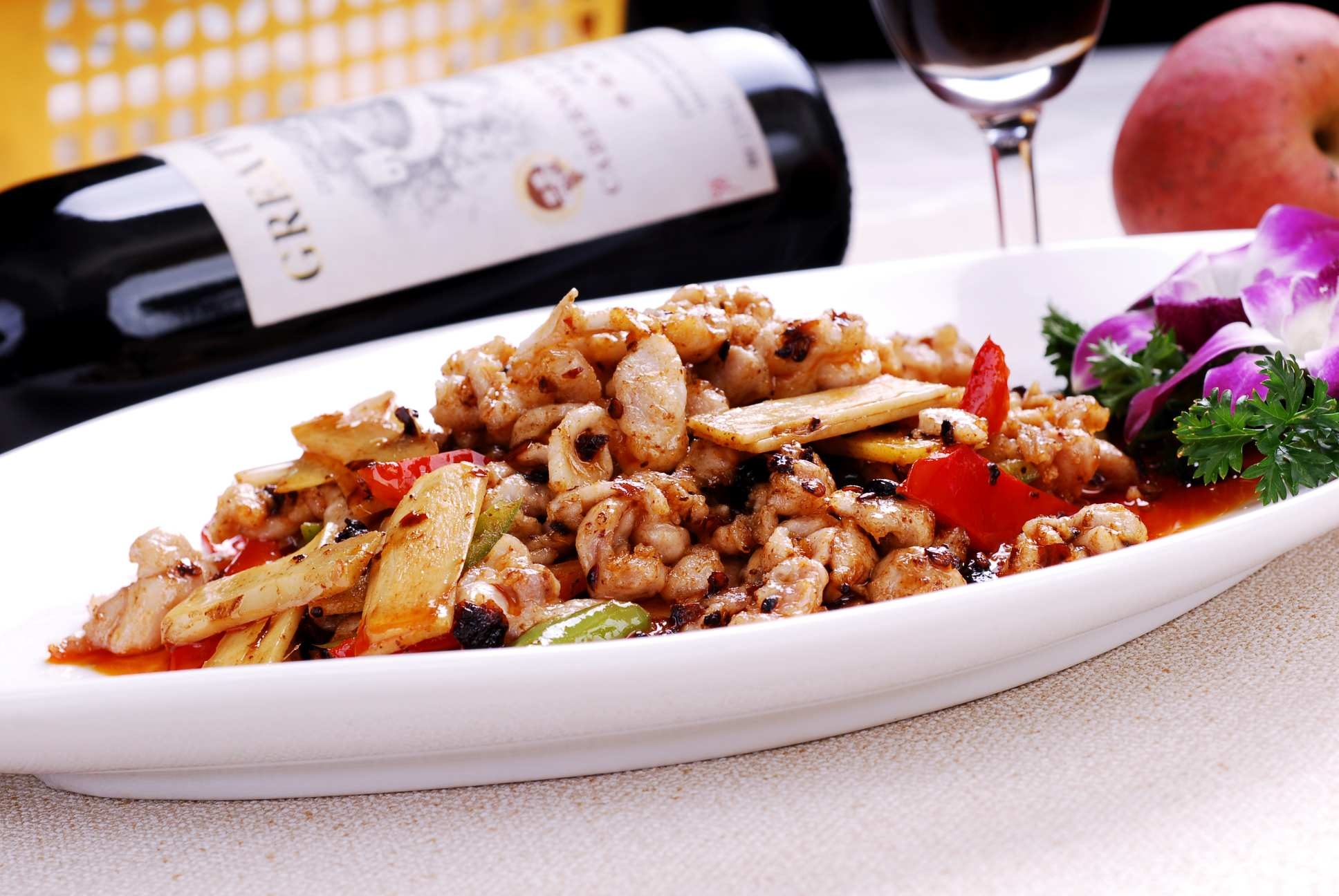 餐饮美食回锅兔-调宣传图片灯箱