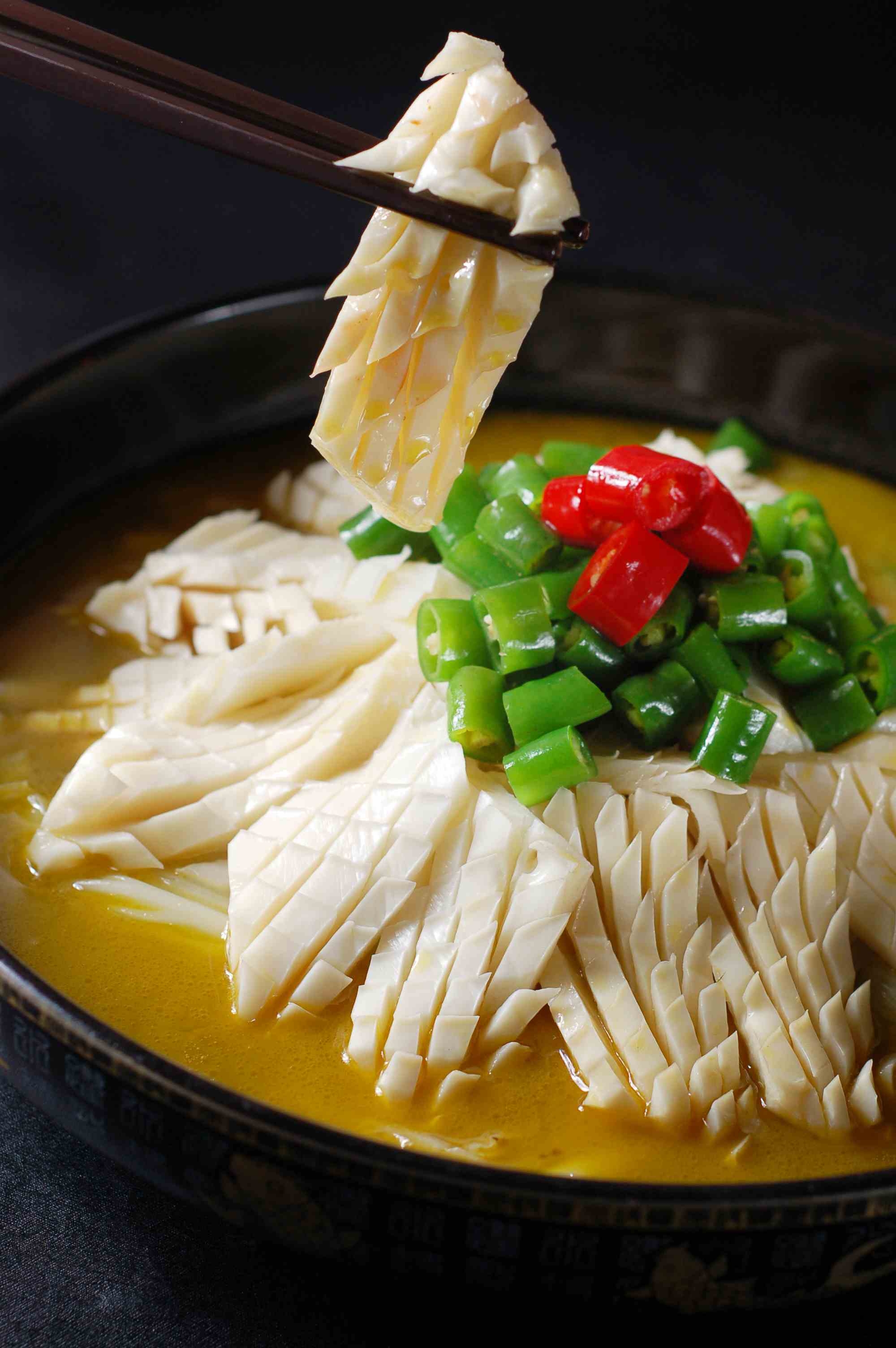 高清图片餐饮美食川菜鲜椒黄喉高清图片