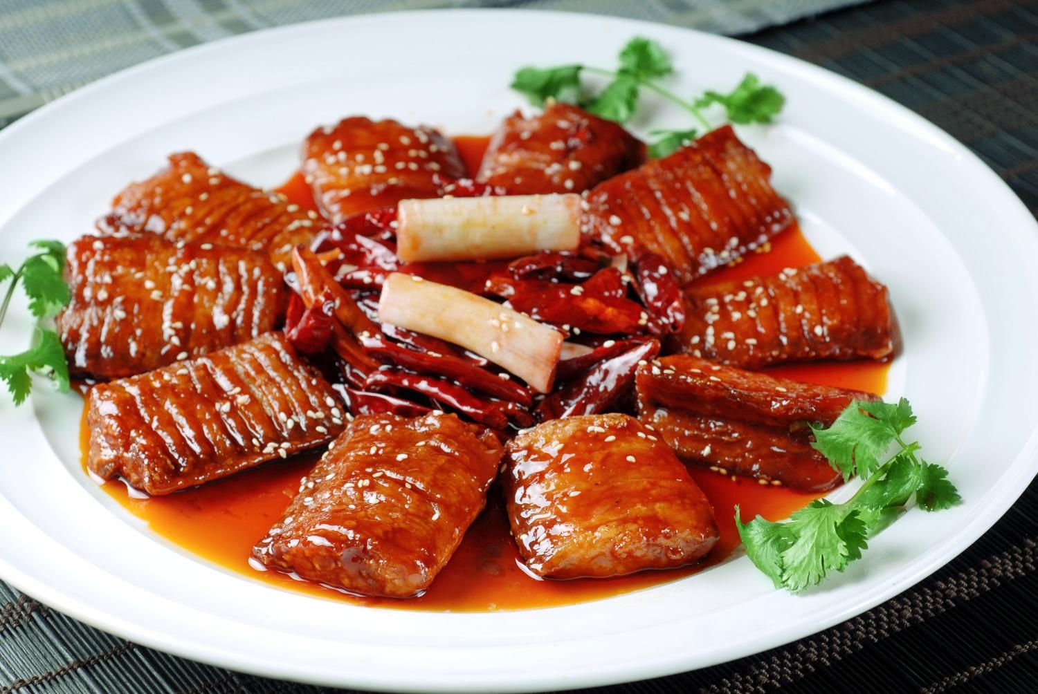 餐饮美食鸿运带丝元份宣传图片灯箱