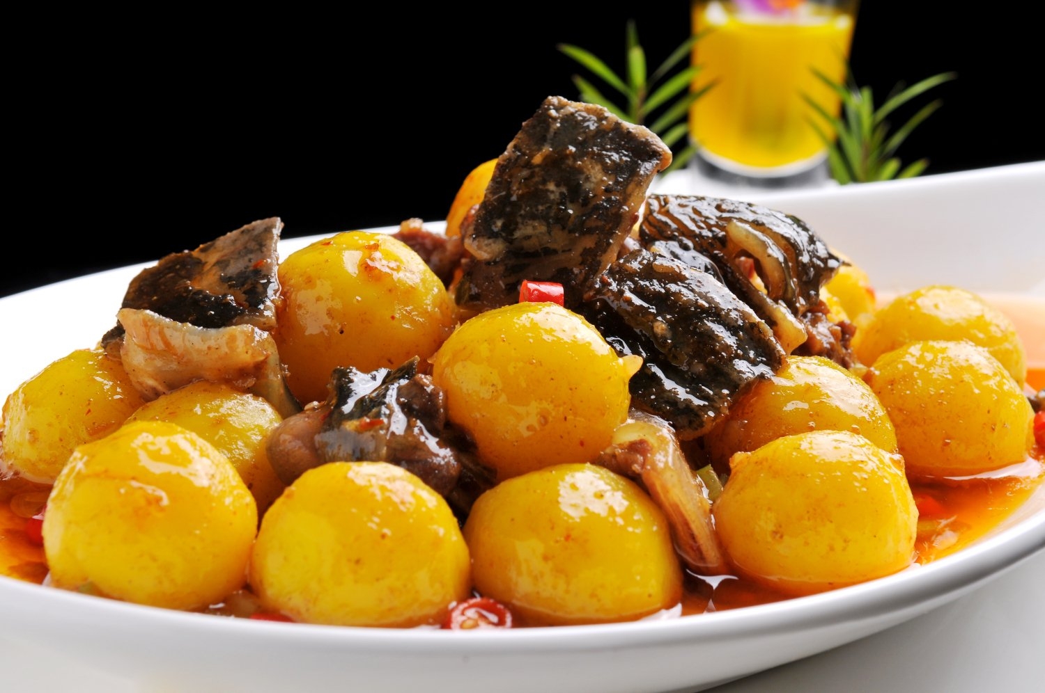 餐饮美食秘制小甲鱼宣传图片灯箱