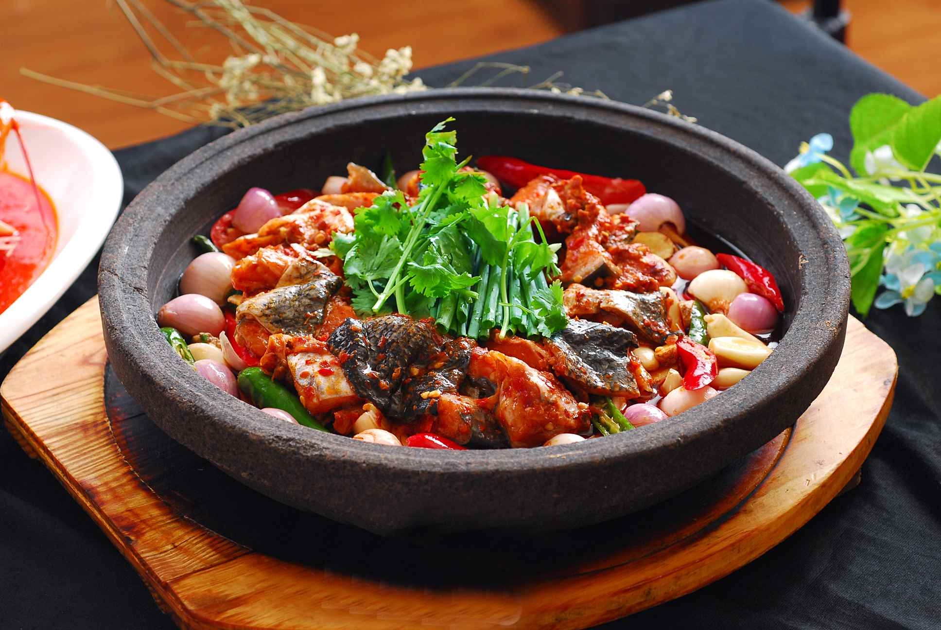 生焗金枪鱼高清图片