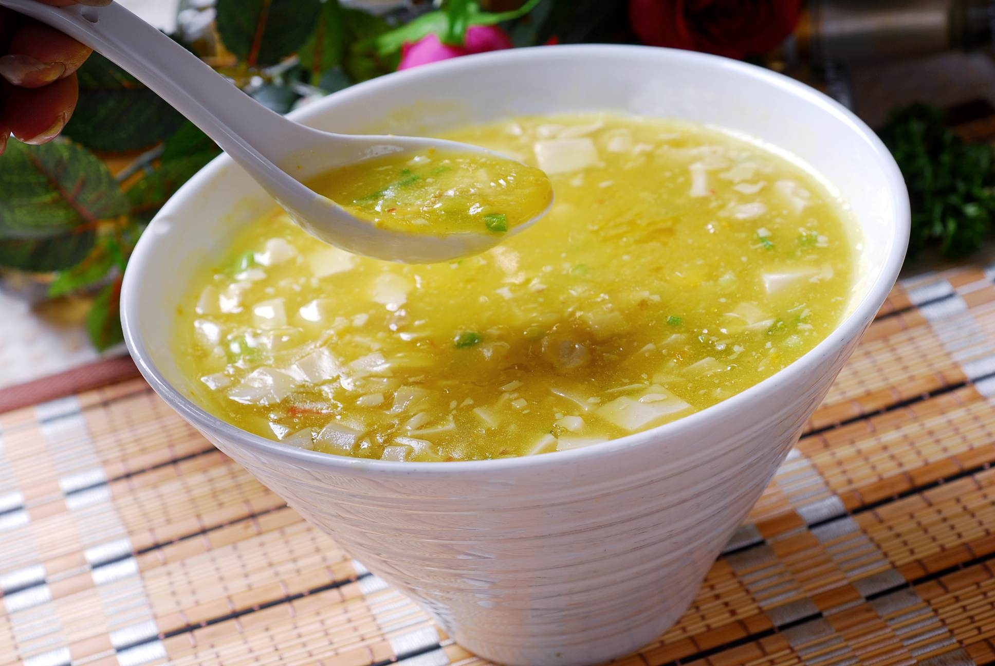 高清图片餐饮美食川菜热豆腐剑门豆花荤豆花高清图片666