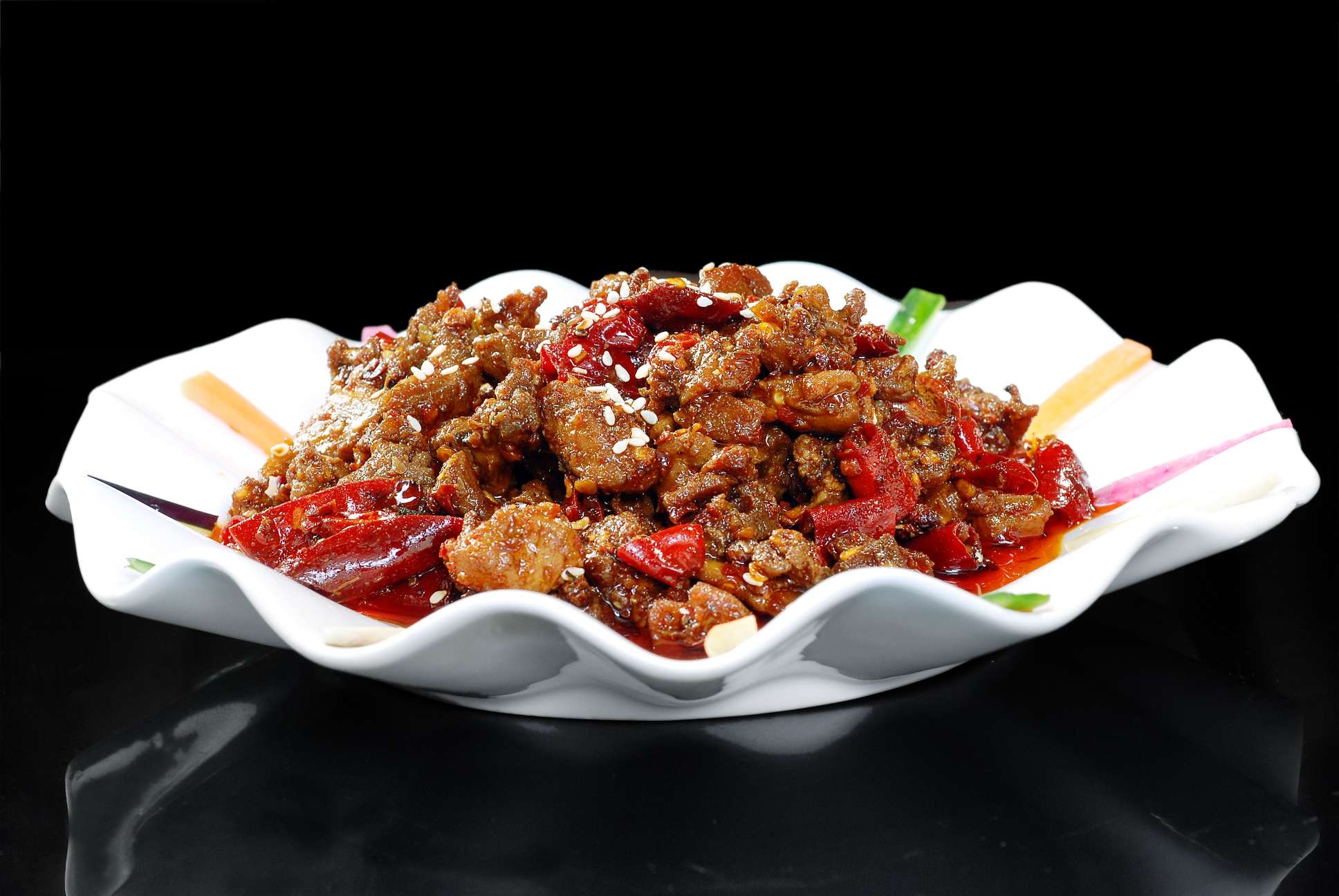 麻辣兔丁高清图片