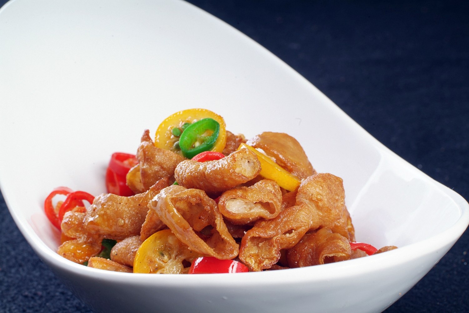 餐饮美食金桔醉肥肠高清图片