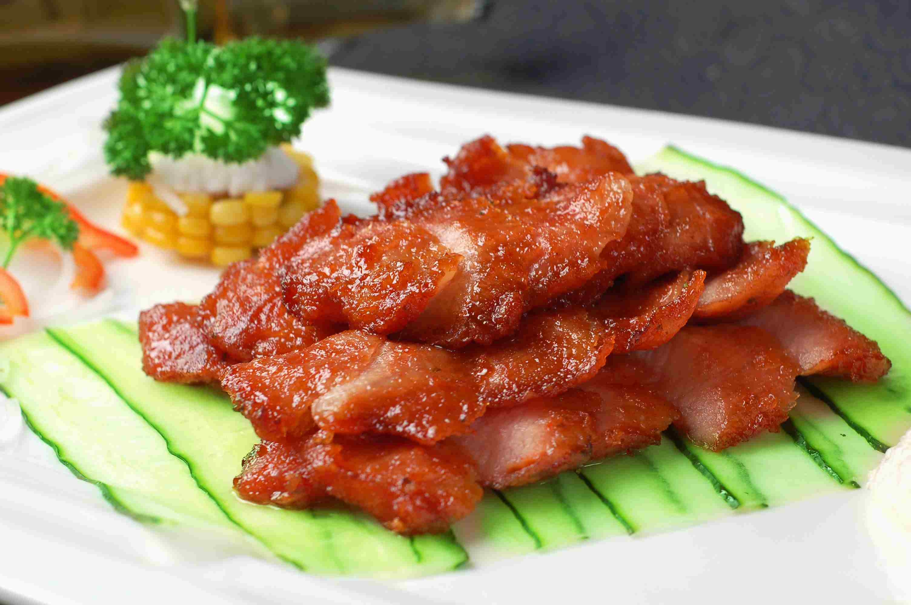 古法炭烧肉高清图片