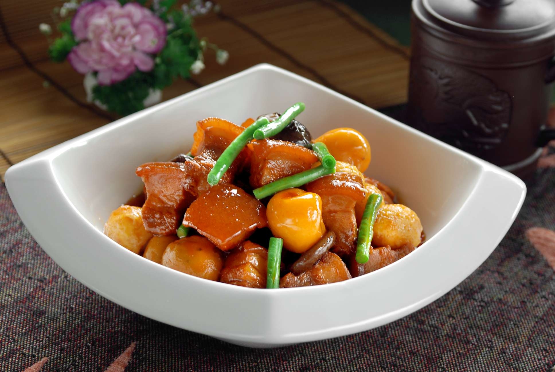 四喜旱烧肉高清图片