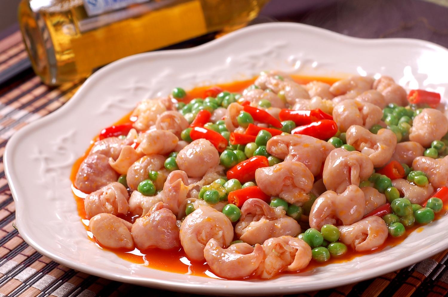 餐饮美食青豆肥肠宣传图片灯箱