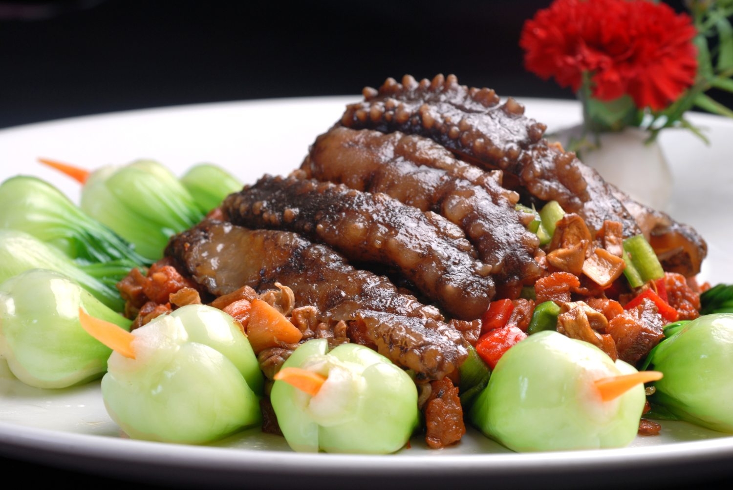 高清图片餐饮美食川菜干烧方刺身高清图片