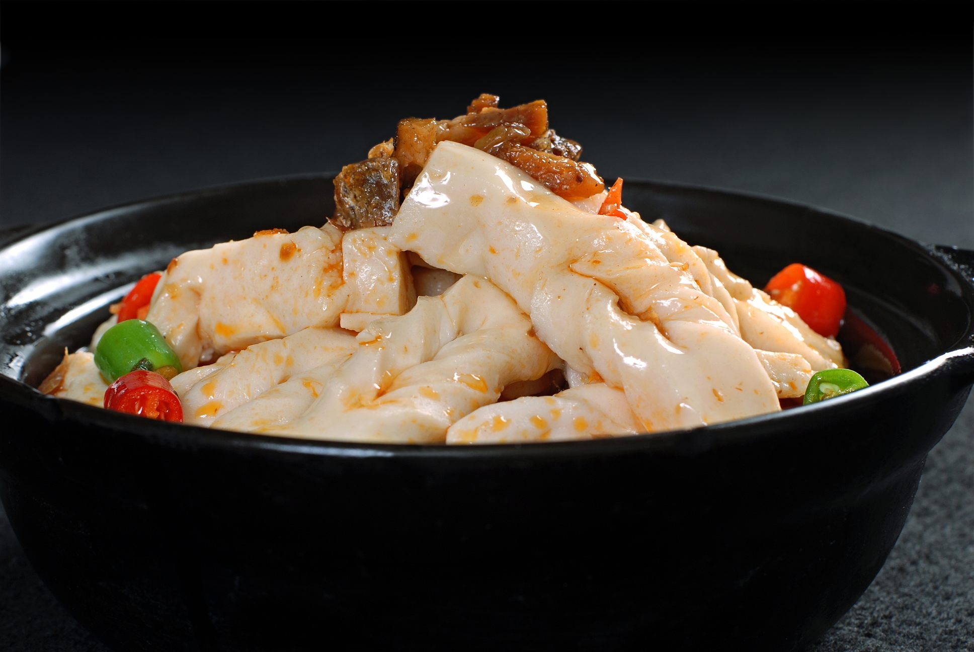 酸鱼香豆腐高清图片