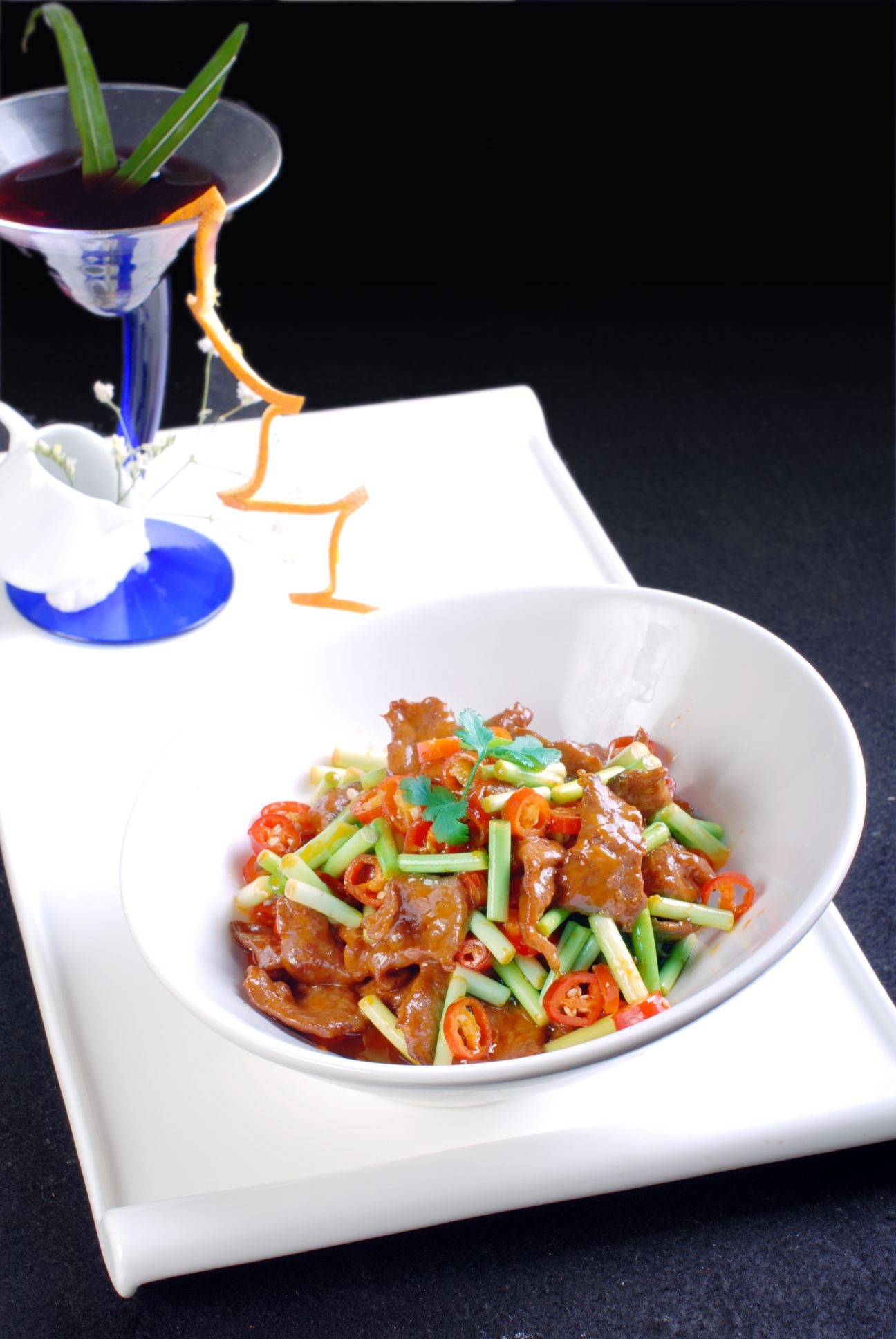 餐饮美食川菜湘菜金瓜神仙骨高清图片