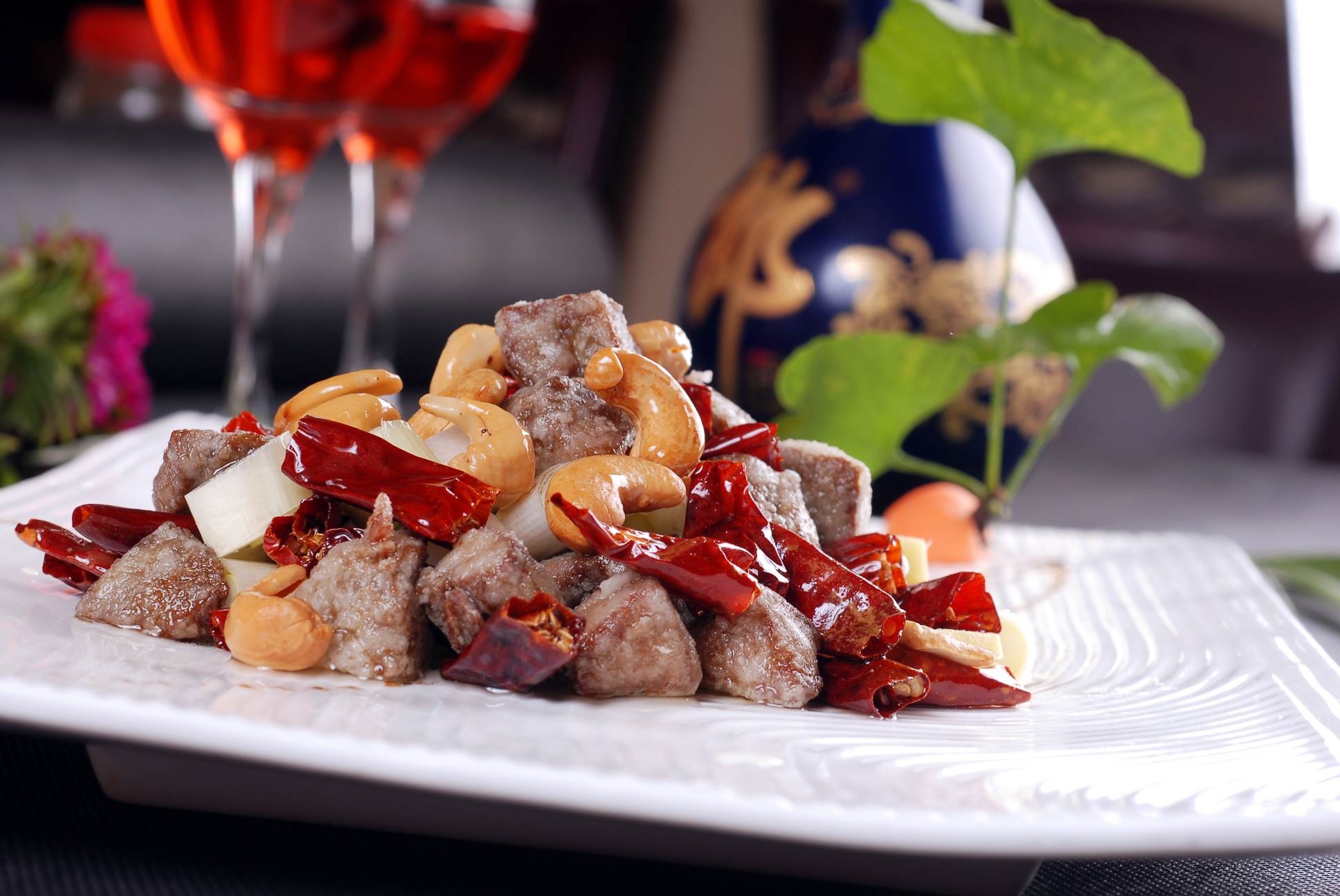 餐饮美食川什法式鹅肝宣传图片灯箱