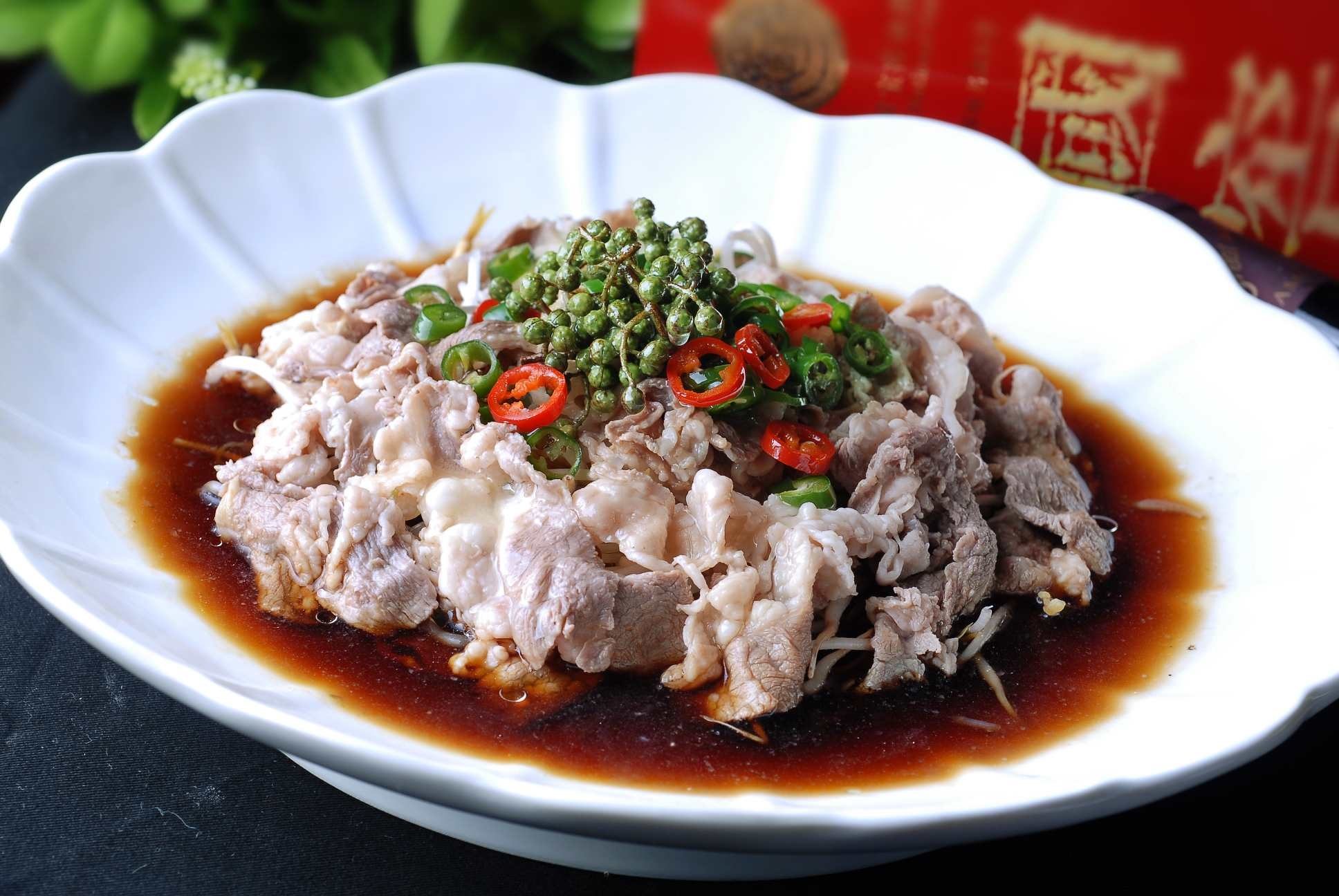 小炒豉椒肥牛高清图片