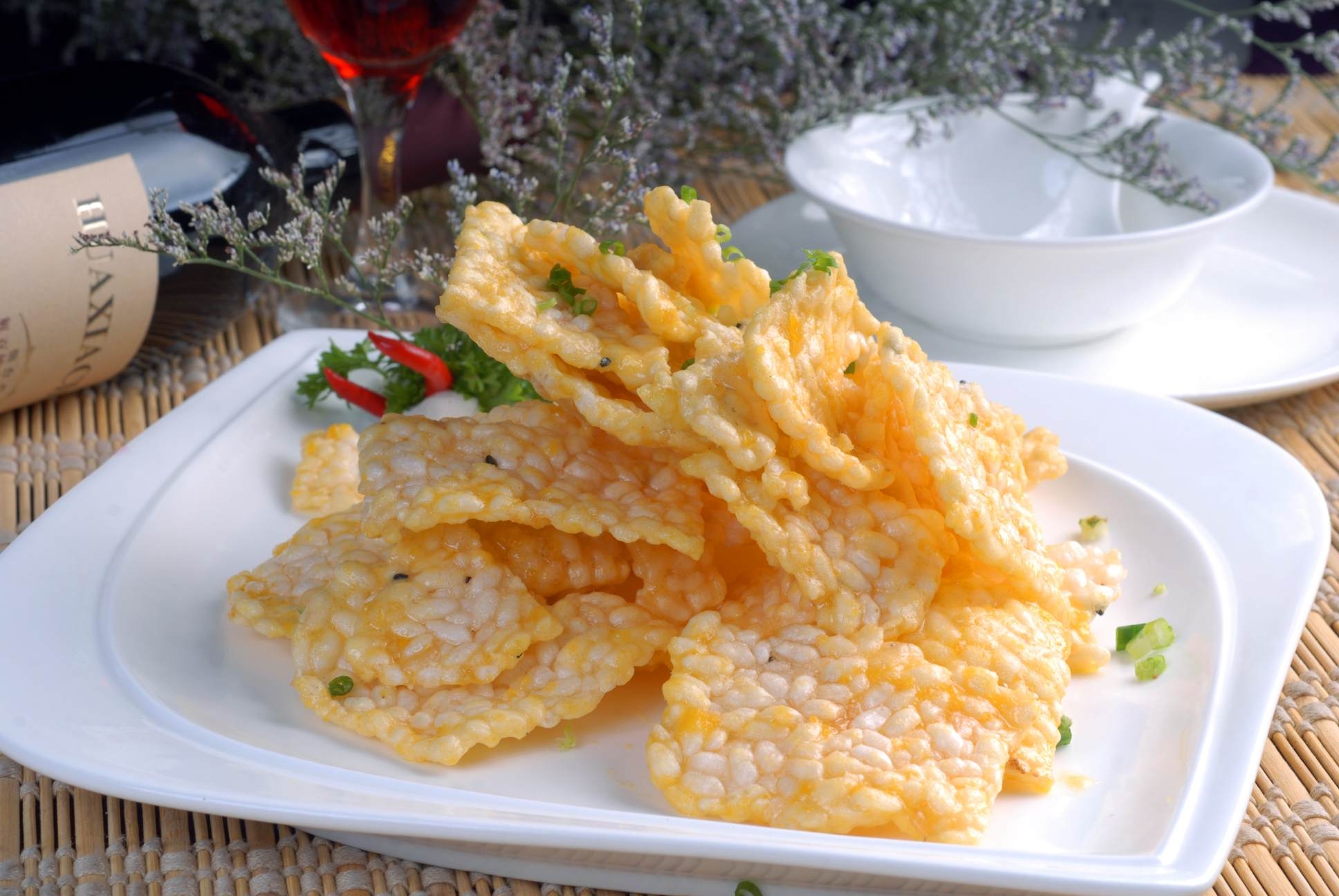 餐饮美食川菜金沙锅巴高清图片371